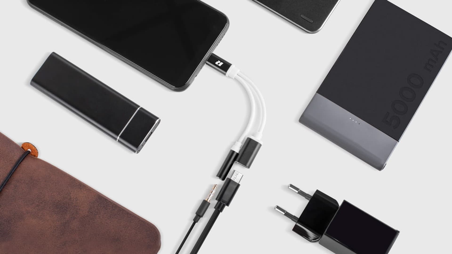 

Adapter USB typ C - gniazdo Jack 3.5 + USB typu C 15 cm