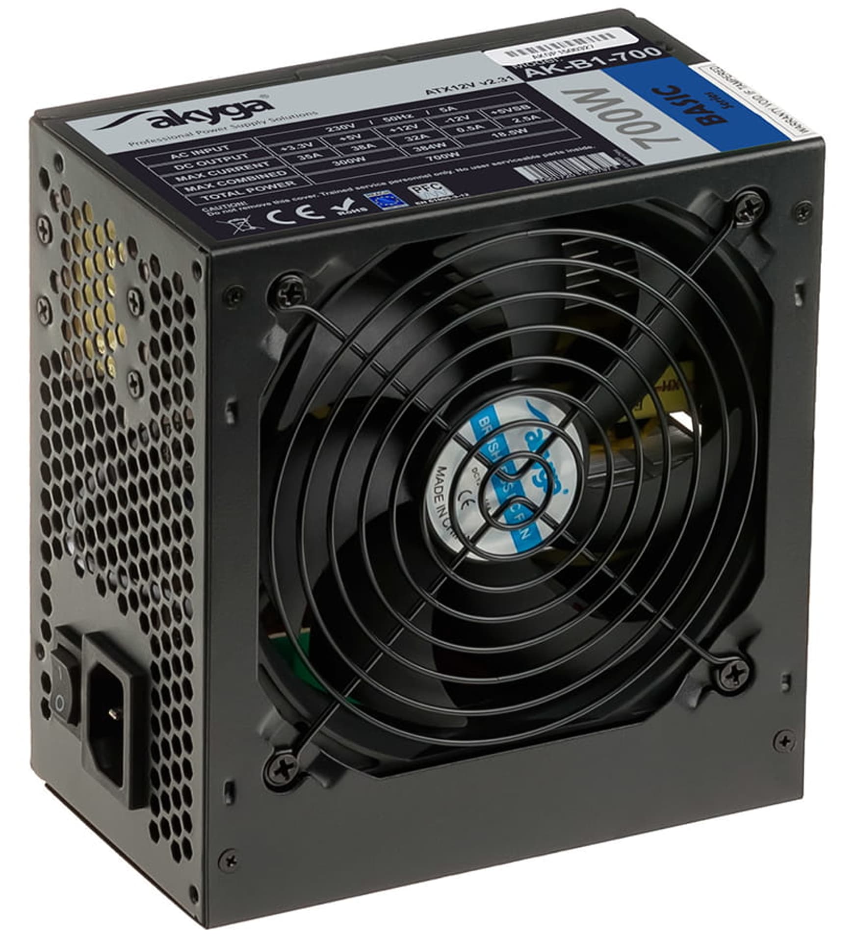 

Zasilacz ATX Akyga (700 W, , AK-B1-700BE