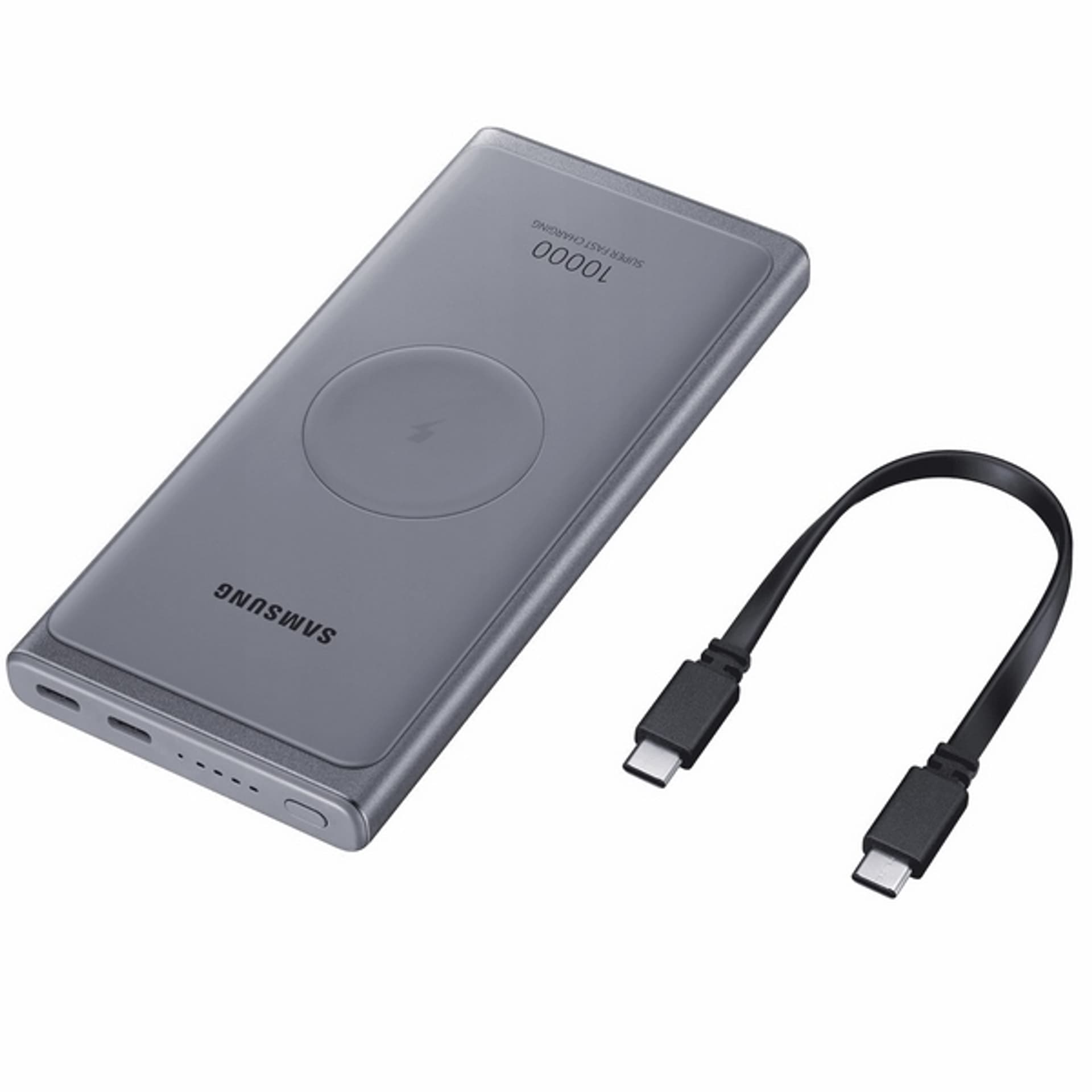 

Bateria zew Samsung EB-U3300XJ 10000 mAh 25W 3A srebrny/silver ładowanie bezprzewodowe (powerbank)