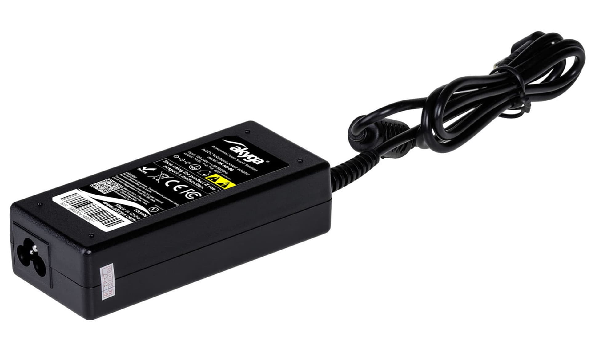 

Zasilacz do laptopa Akyga (19.5 V, 2.31 A, 45 W, 4.5/3/pin mm)