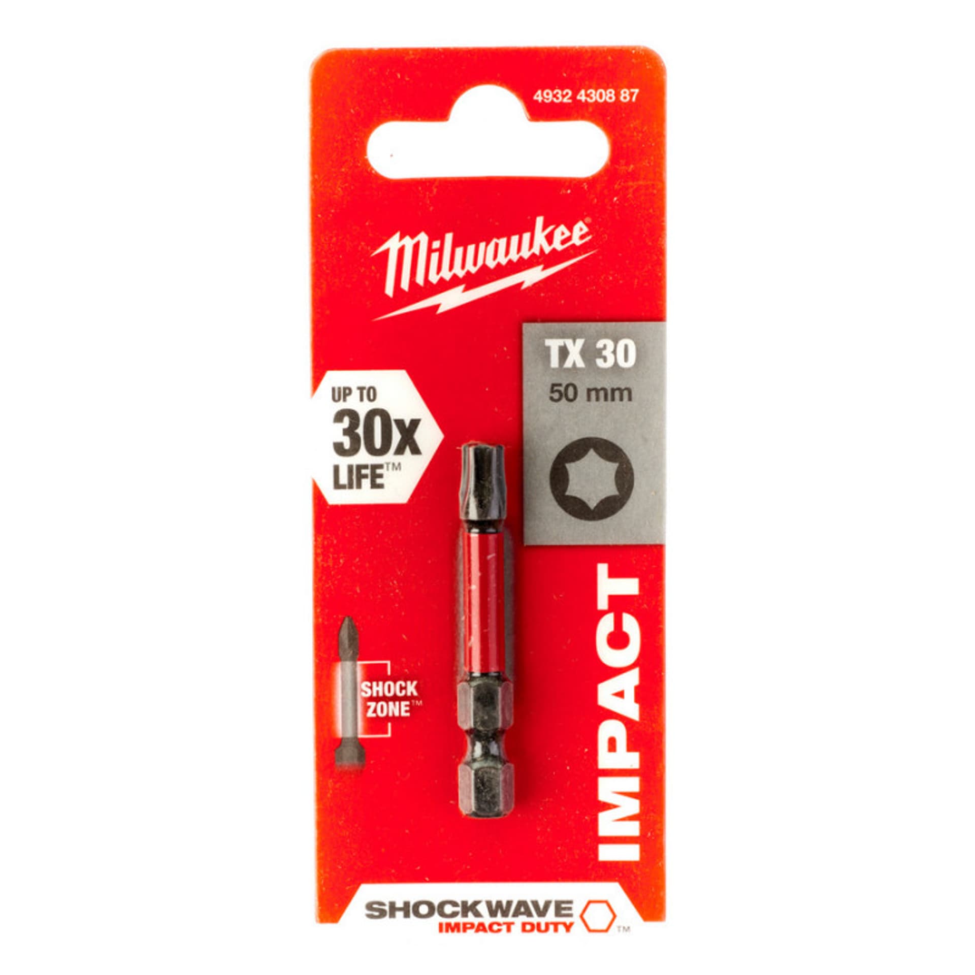 

BIT, GROT, KOŃCÓWKA TORX TX30 50MM