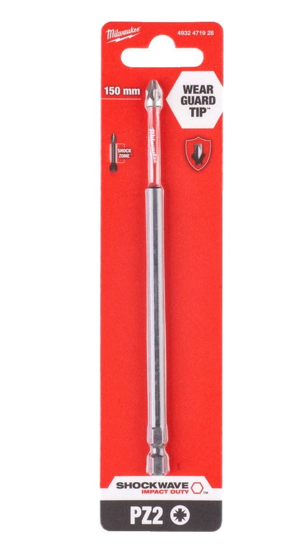 

BIT, GROT, KOŃCÓWKA UDAROWY SHW PZ2 150MM