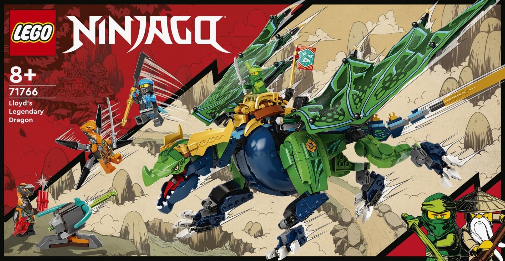 

Klocki Ninjago 71766 Legendarny smok Lloyda