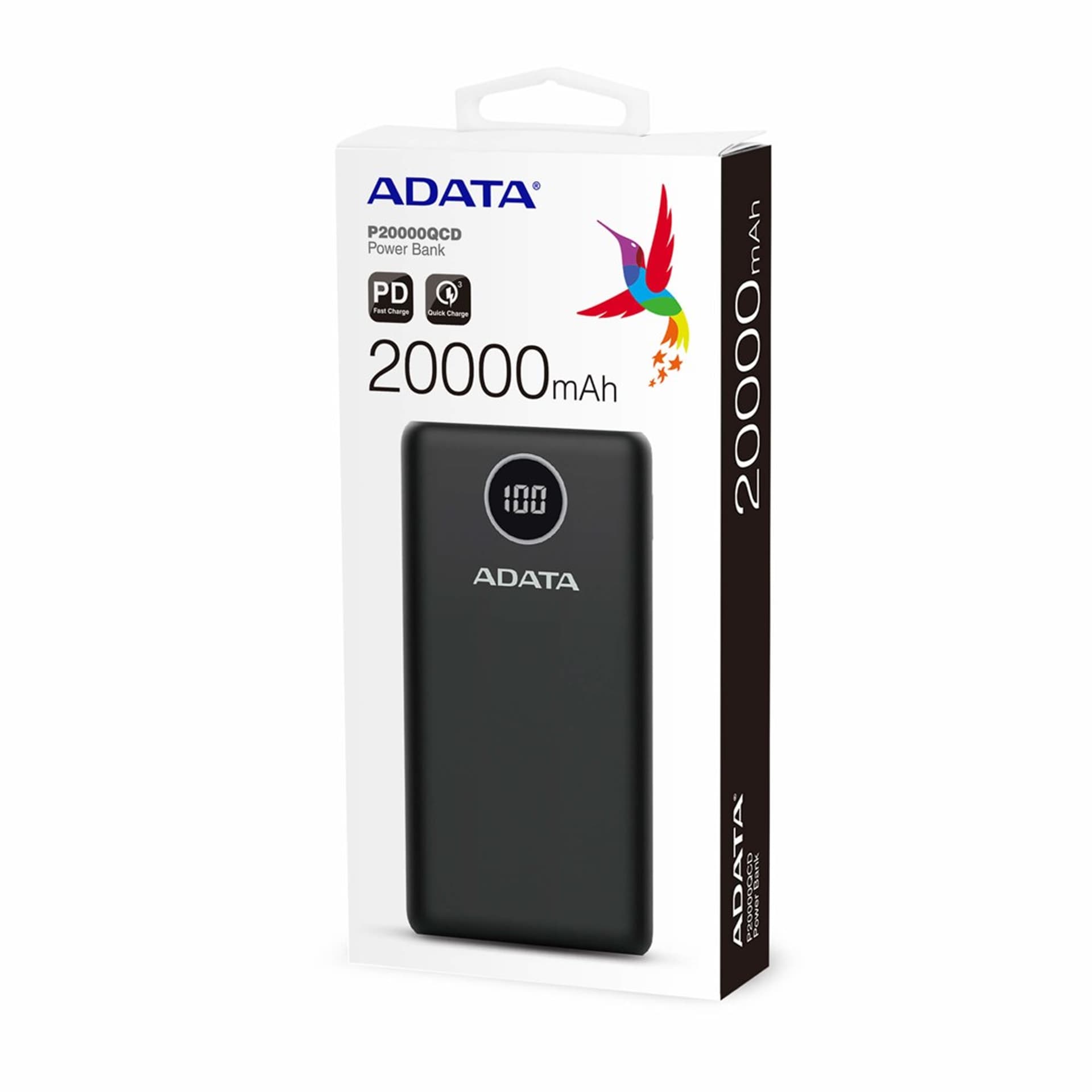 

Powerbank ADATA P20000QCD 20000mAh czarny