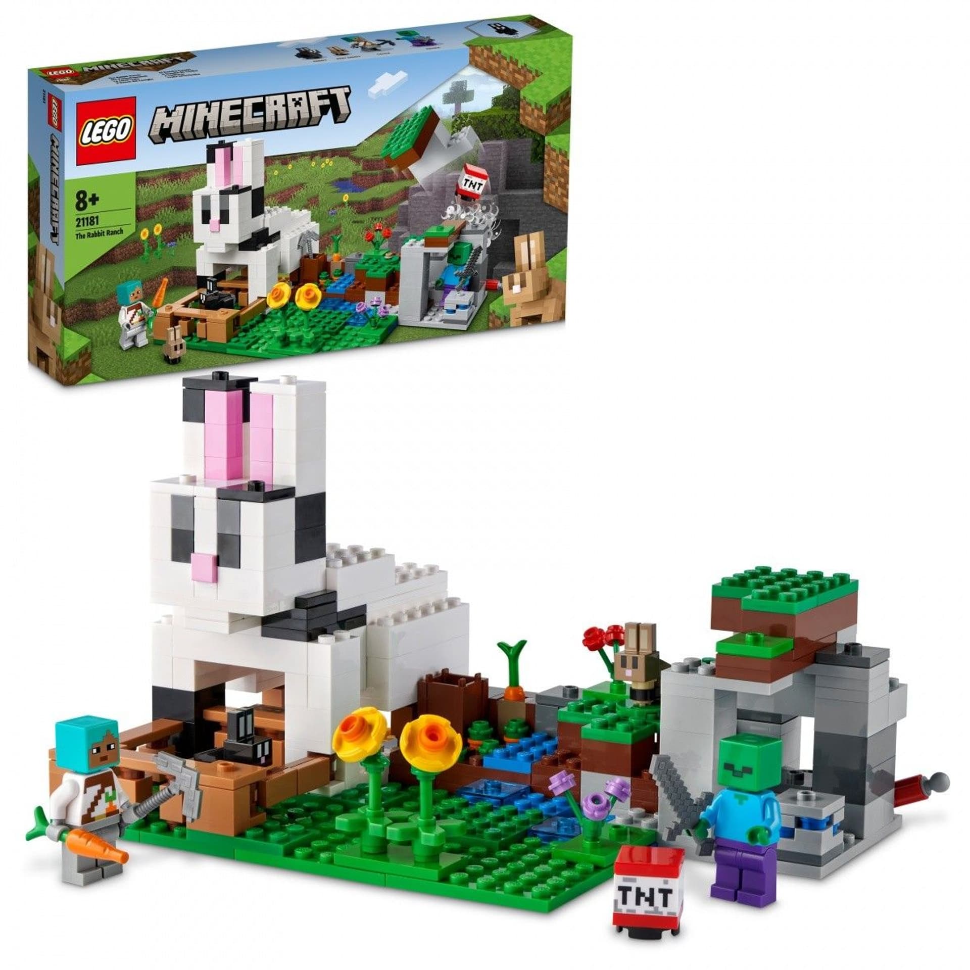 

Klocki Minecraft 21181 Królicza farma