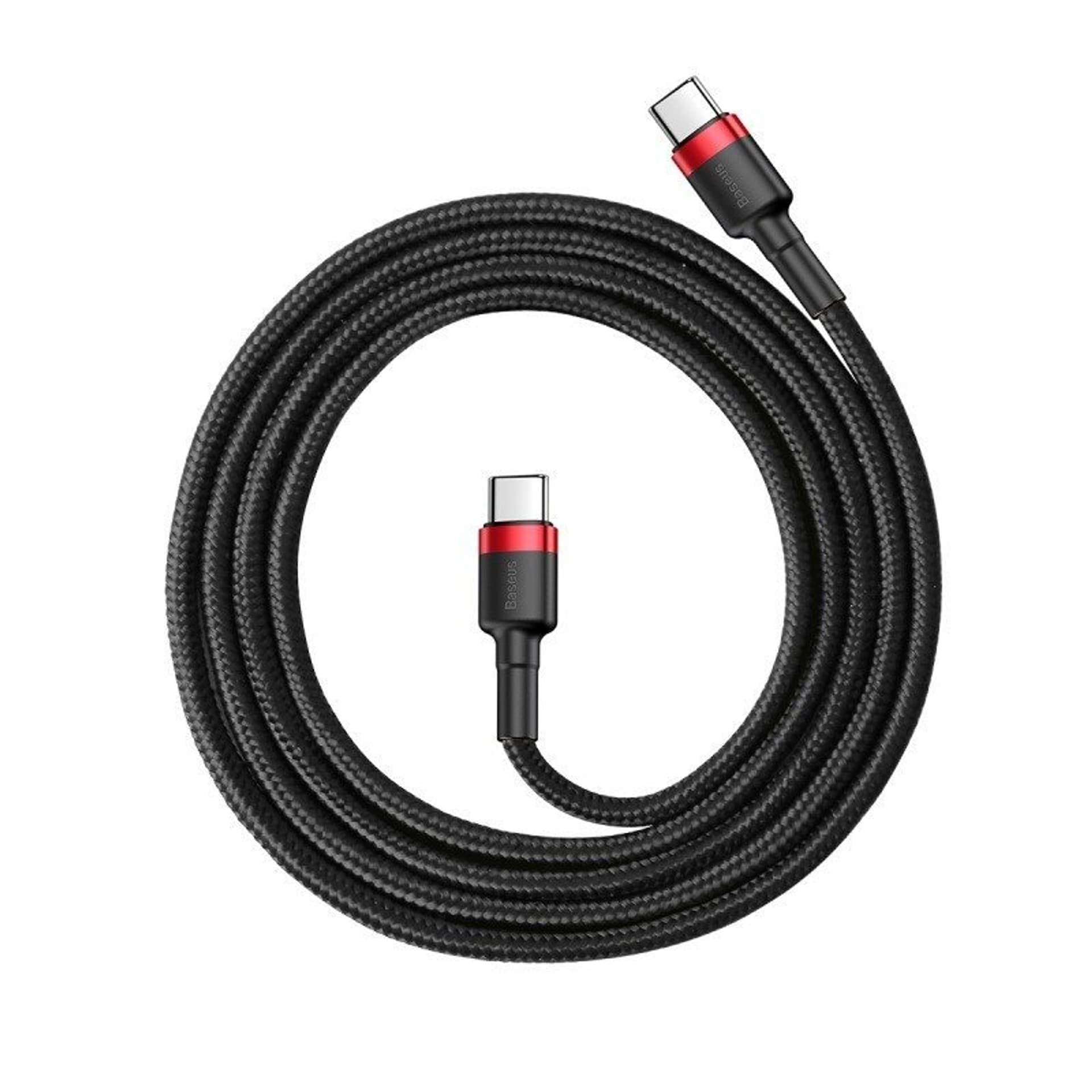 

Kabel USB-C do USB-C PD Baseus Cafule PD 2.0 QC 3.0 60W 1m (czarno-czerwony)