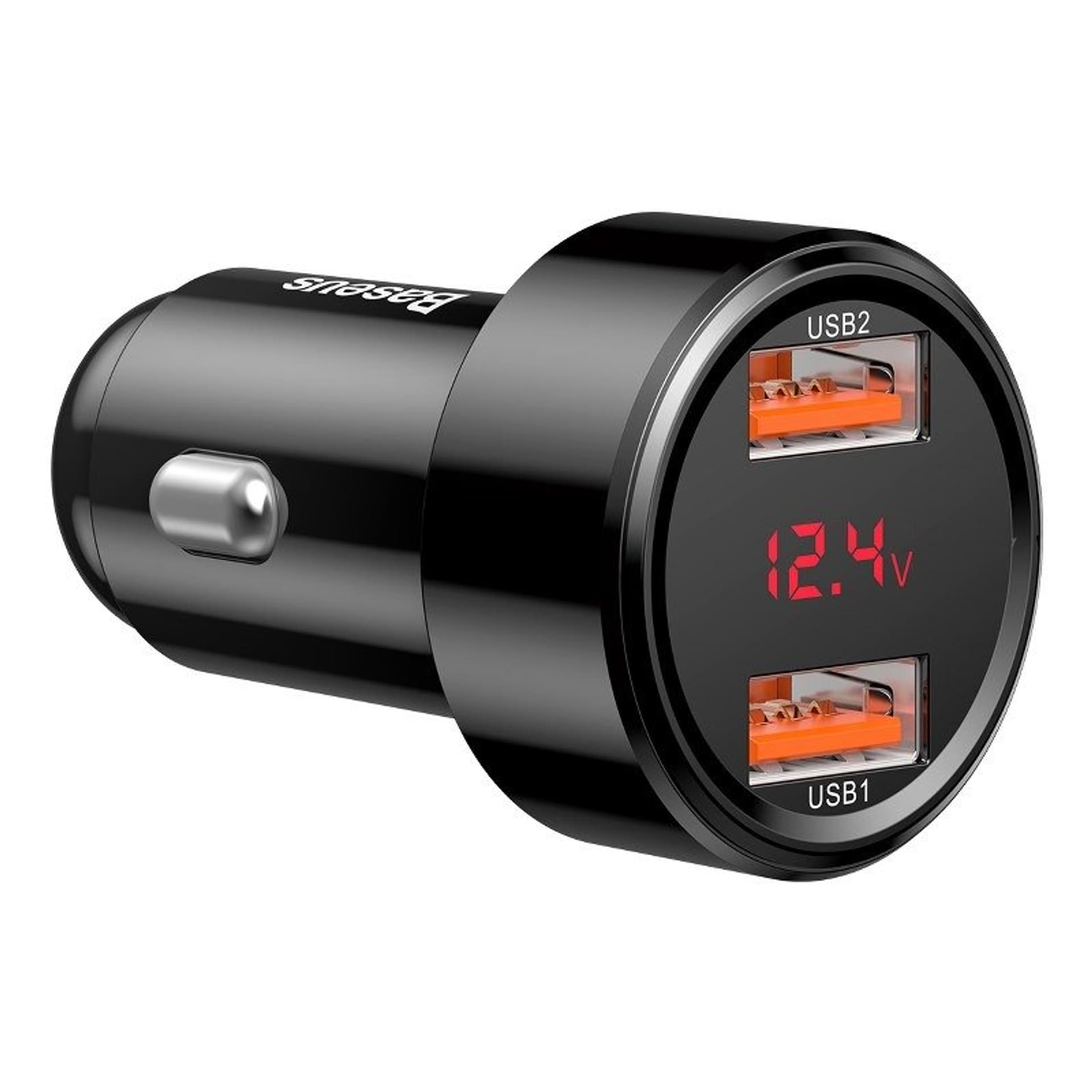 

Ładowarka samochodowa baseus magic 2x usb qc 3.0 45w czarna