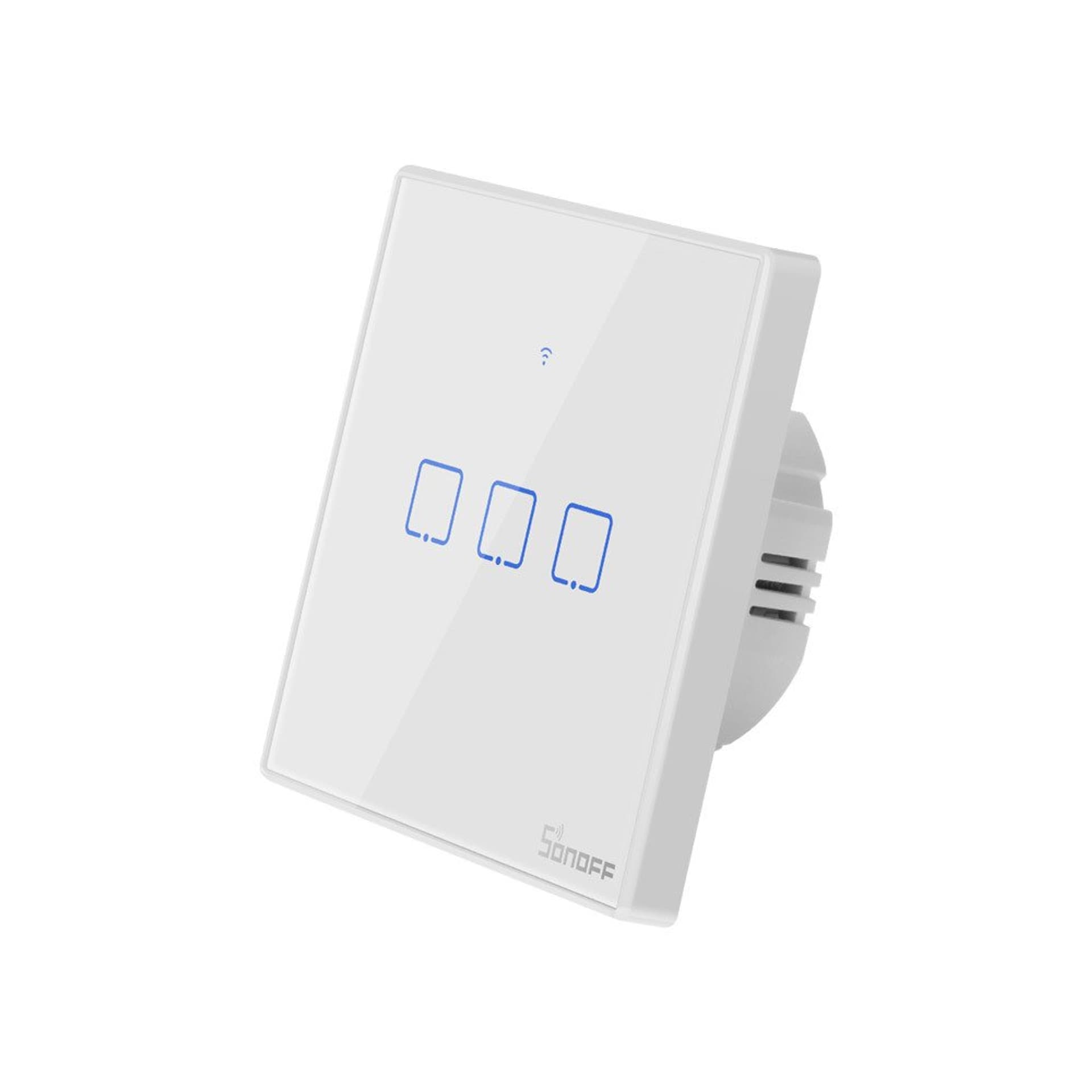 

Dotykowy włącznik światła WiFi + RF 433 Sonoff T2 EU TX (3-kanałowy)