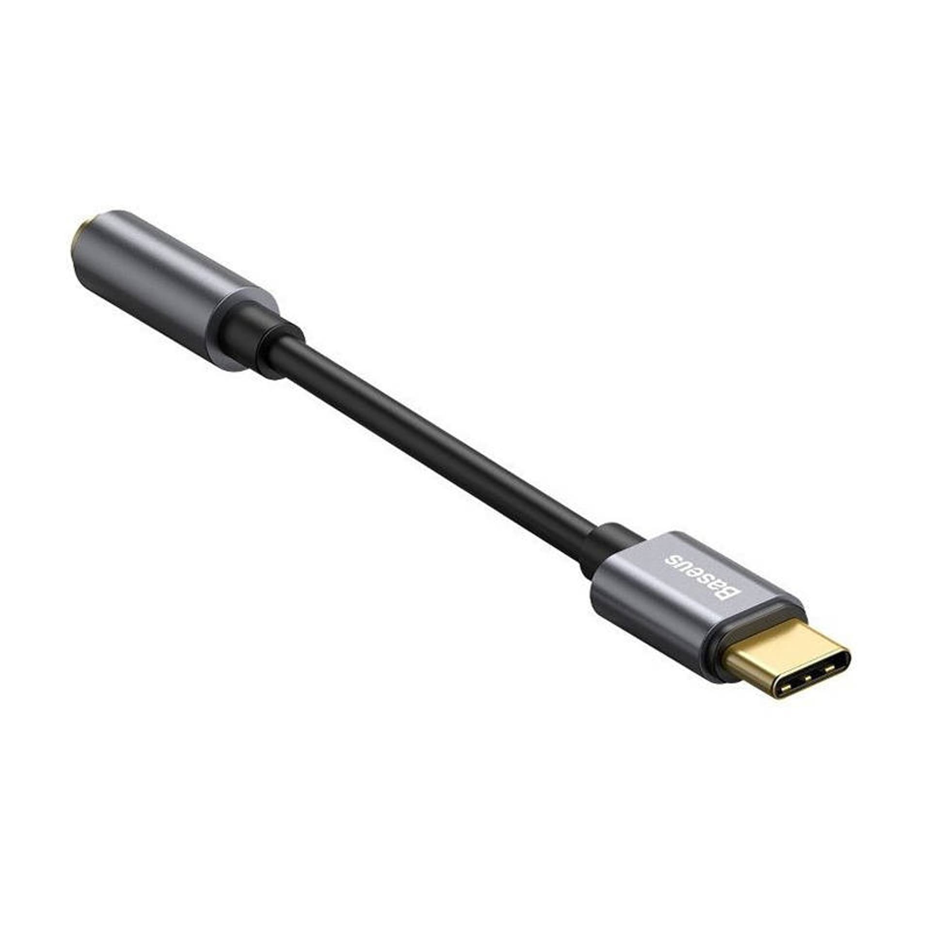 

Adapter audio Baseus L54 USB-C + mini jack 3,5mm (szary)