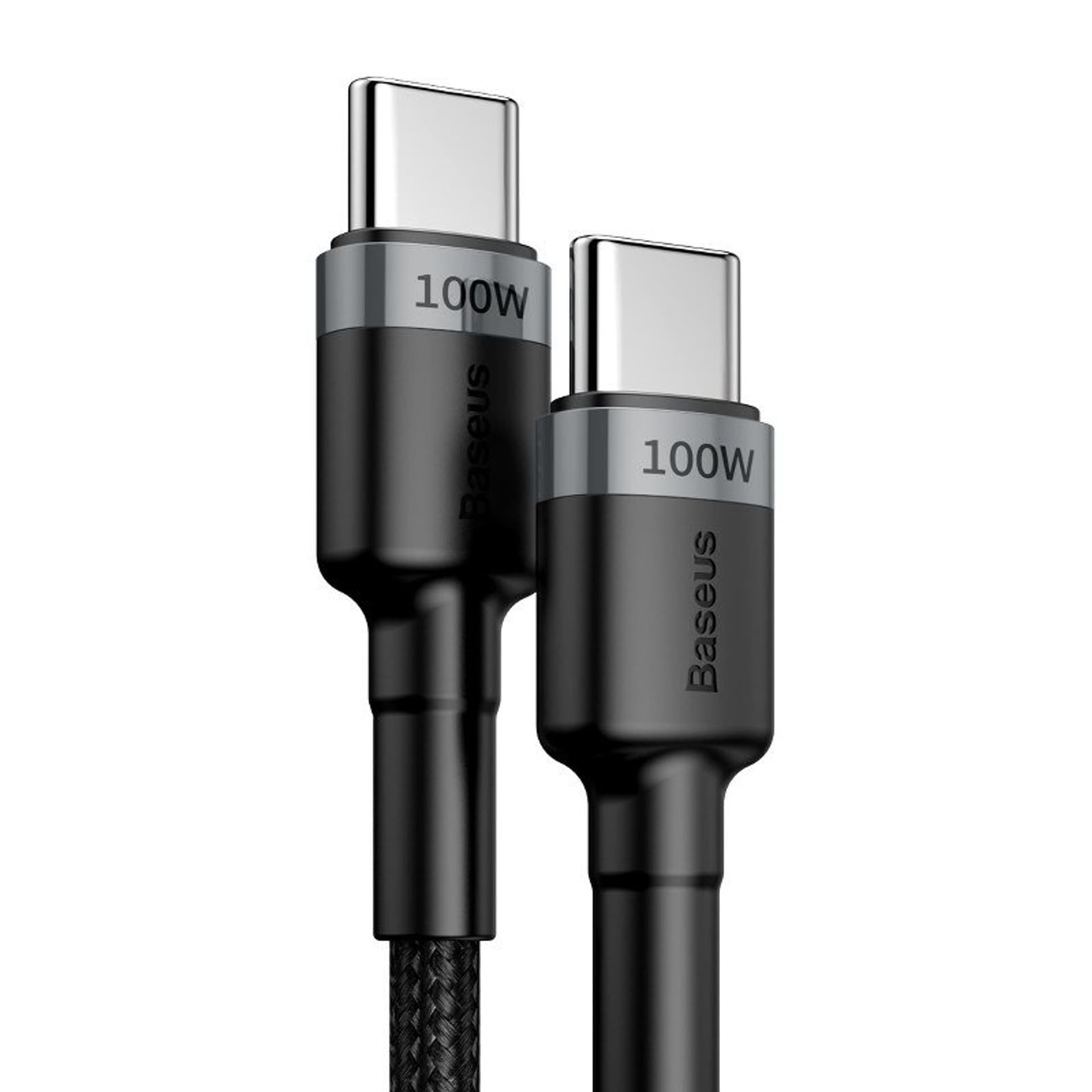 

Kabel USB-C do USB-C Baseus Cafule, QC 3.0, PD 2.0, 100W, 5A, 2m (szaro-czarny)