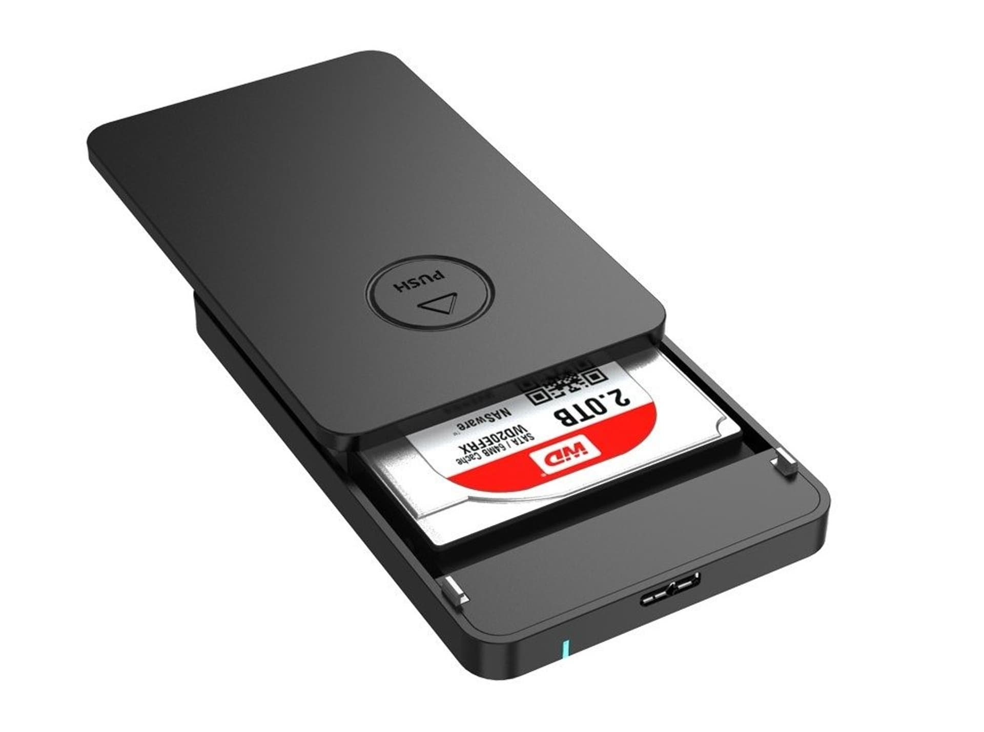 

Obudowa zewnętrzna dysku HDD / SSD 2,5" Orico + kabel USB 3.0 Micro B 0.6m