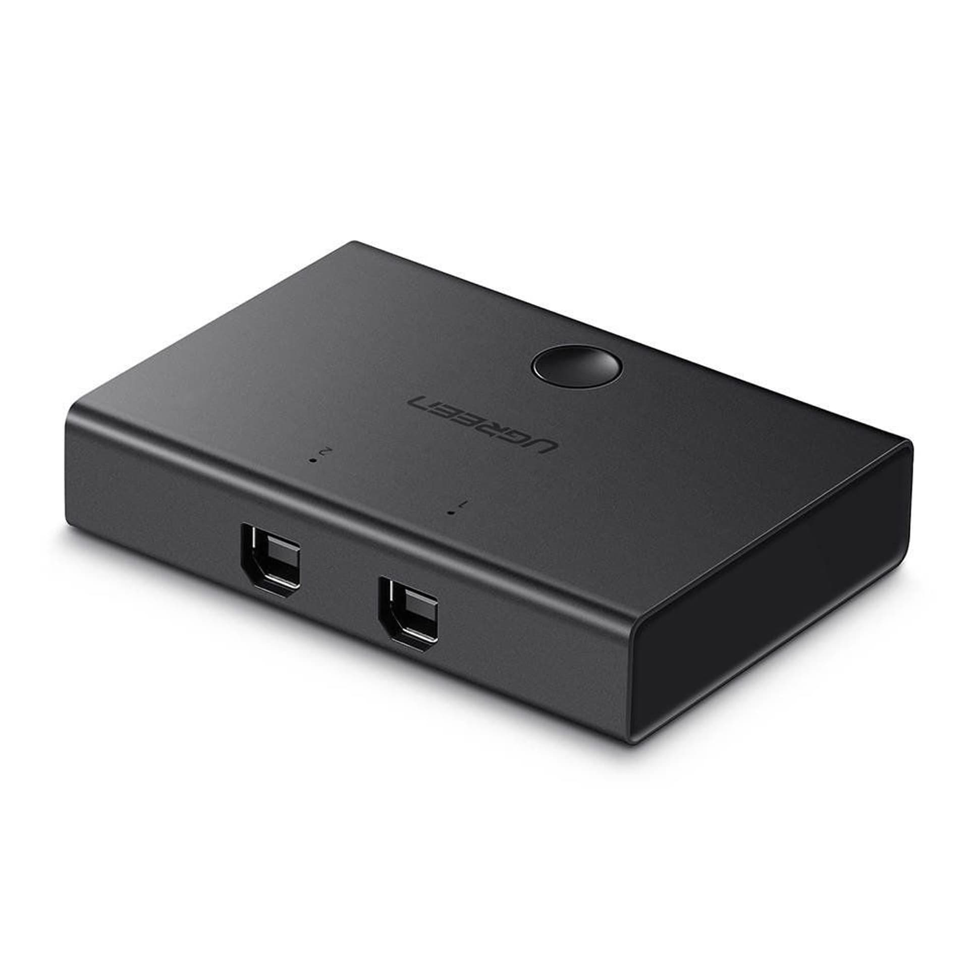

Switch przełącznik KVM USB 2x1 UGREEN 30345 USB 2.0 (czarny)