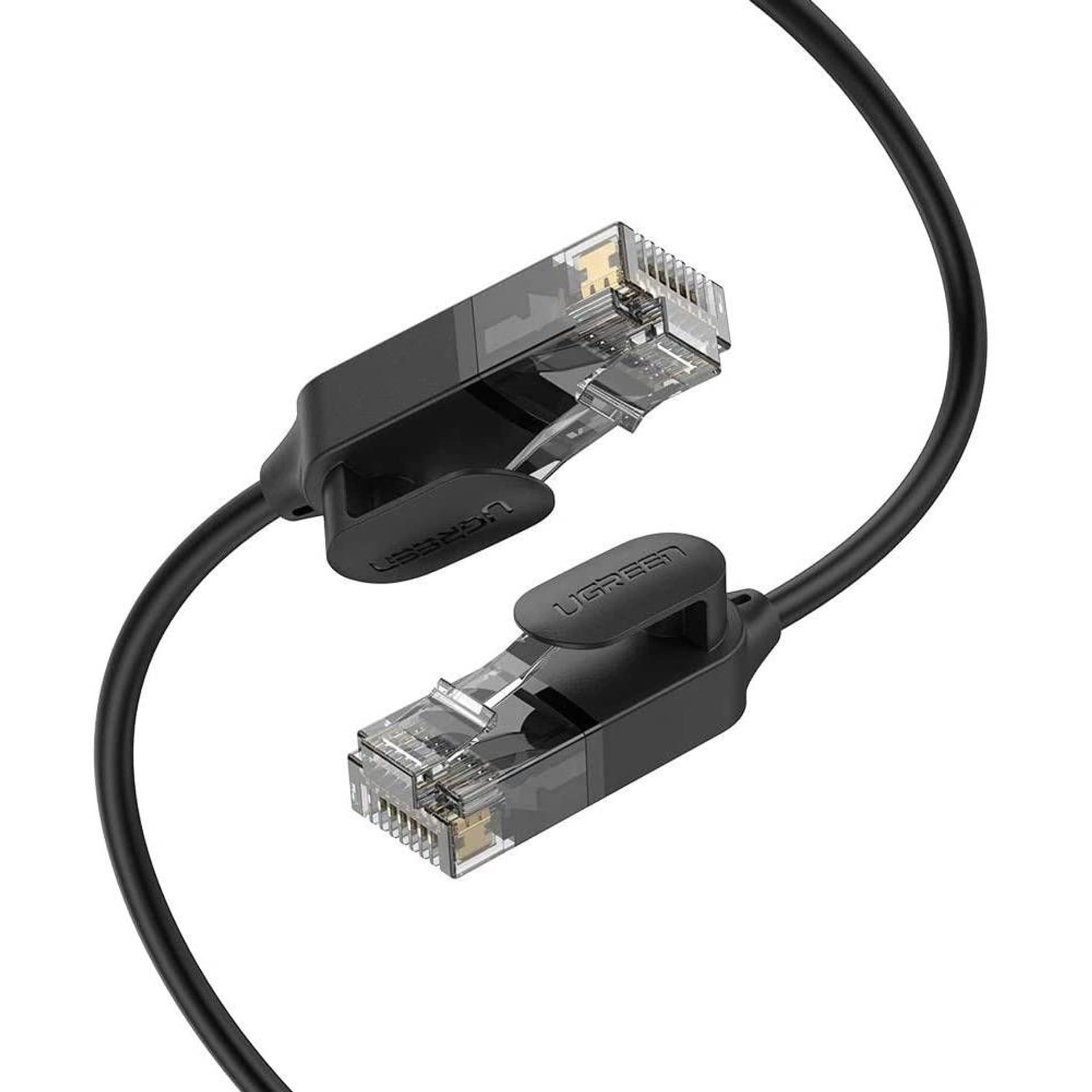 

Kabel sieciowy UGREEN NW122 Ethernet RJ45, Cat.6A, UTP, 5m (czarny)