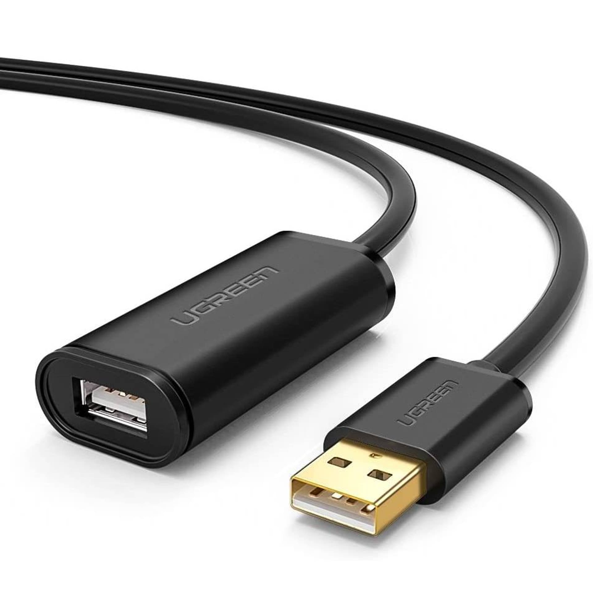 

UGREEN US121 Kabel przedłużający USB 2.0, aktywny, 25m (czarny)