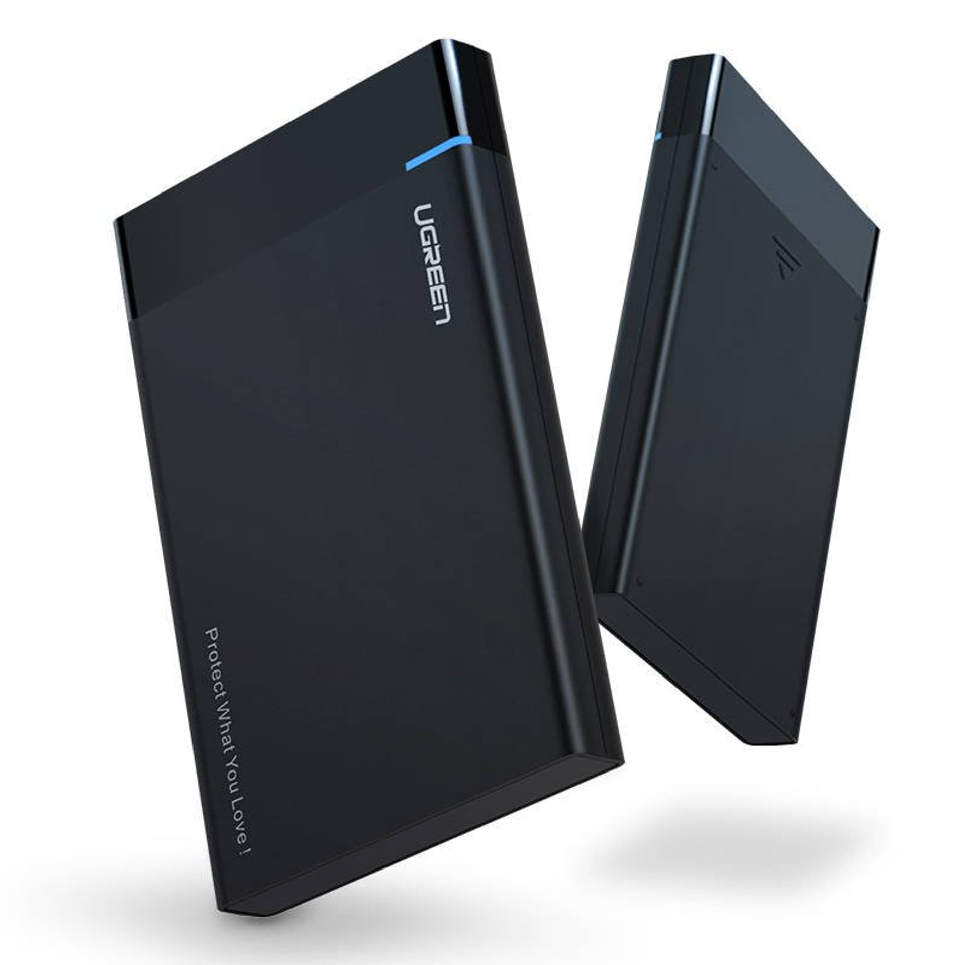 

Obudowa zewnętrzna dysku HDD/SSD 2,5" UGREEN US221, SATA, USB 3.0 + USB-C do USB-C 3.1 (czarna)