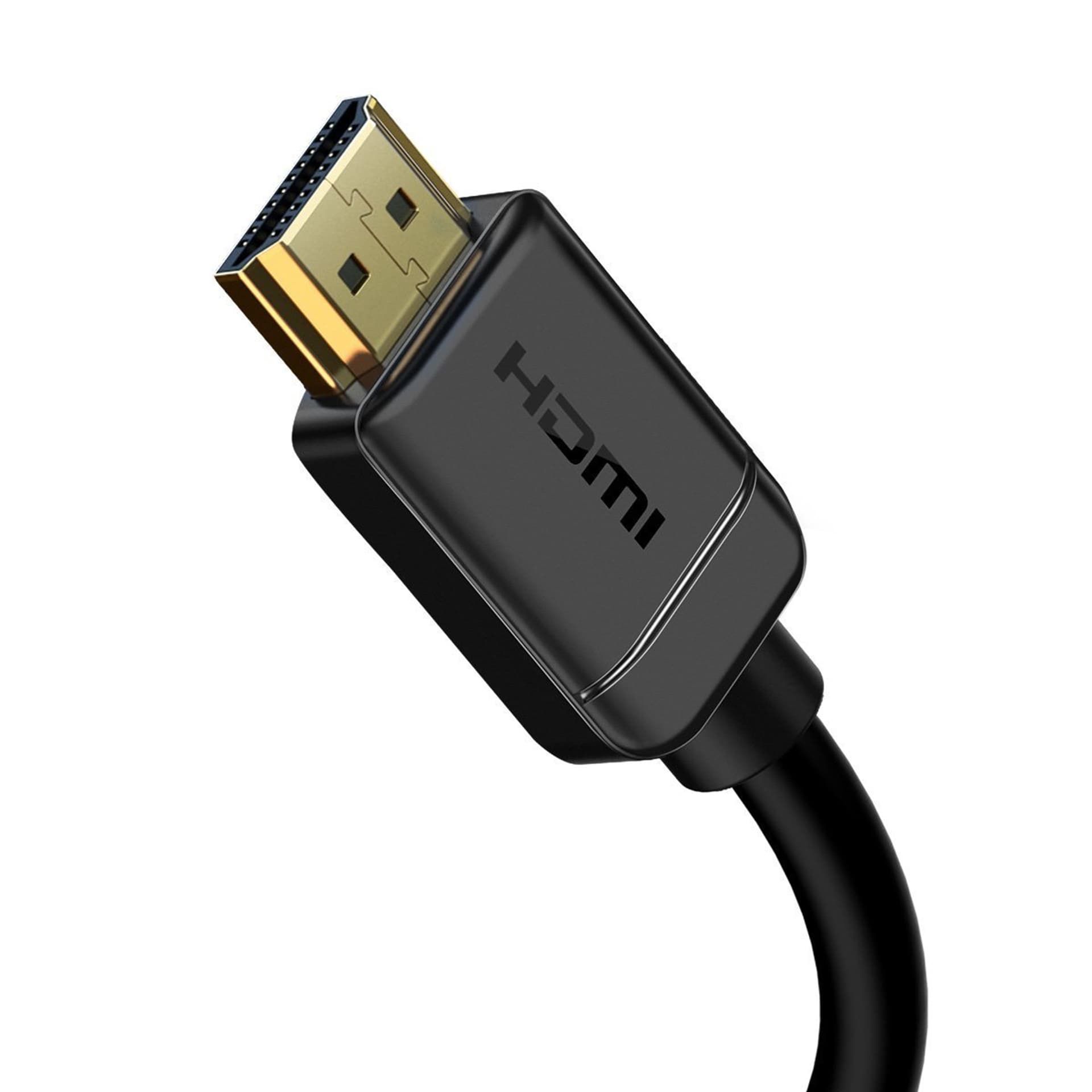 

Kabel HDMI 2.0 Baseus, 4K 30Hz, 3D, HDR, 18Gbps, 5m (czarny)