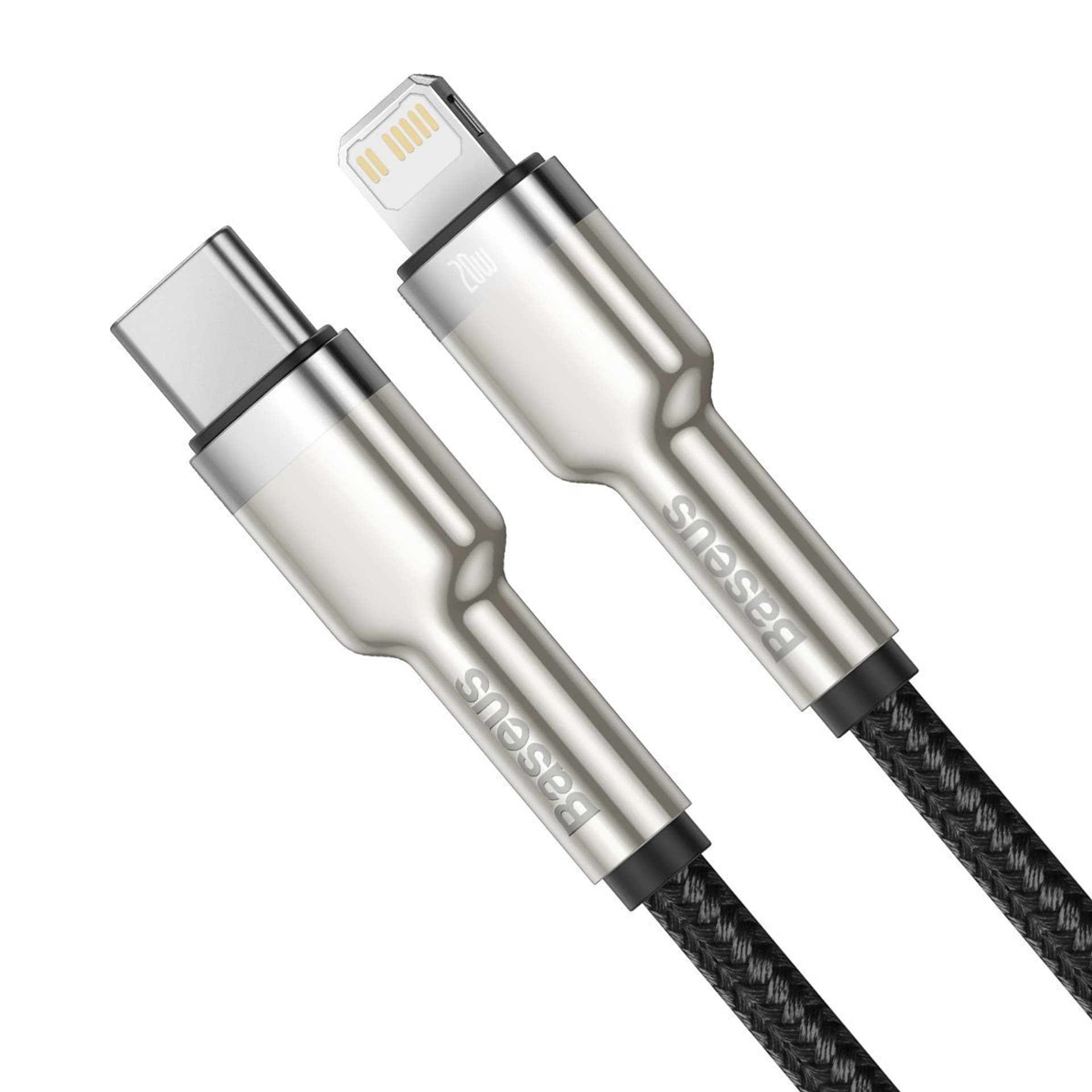 

Kabel USB-C do Lightning Baseus Cafule, PD, 20W, 2m (czarny)