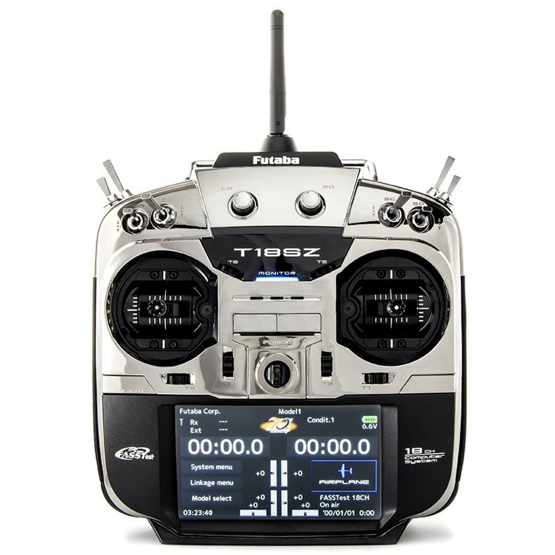 

Aparatura z odbiornikiem Futaba 18SZ + R7008SB (mode 1)