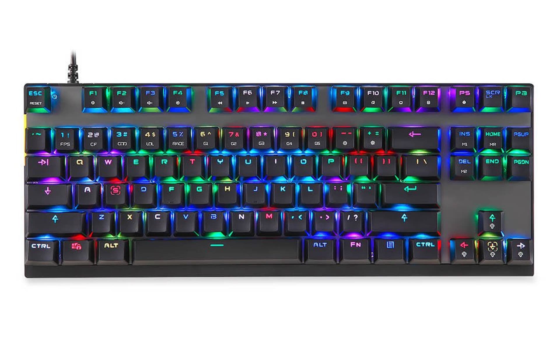 

Klawiatura mechaniczna Motospeed K82 RGB (czarna)
