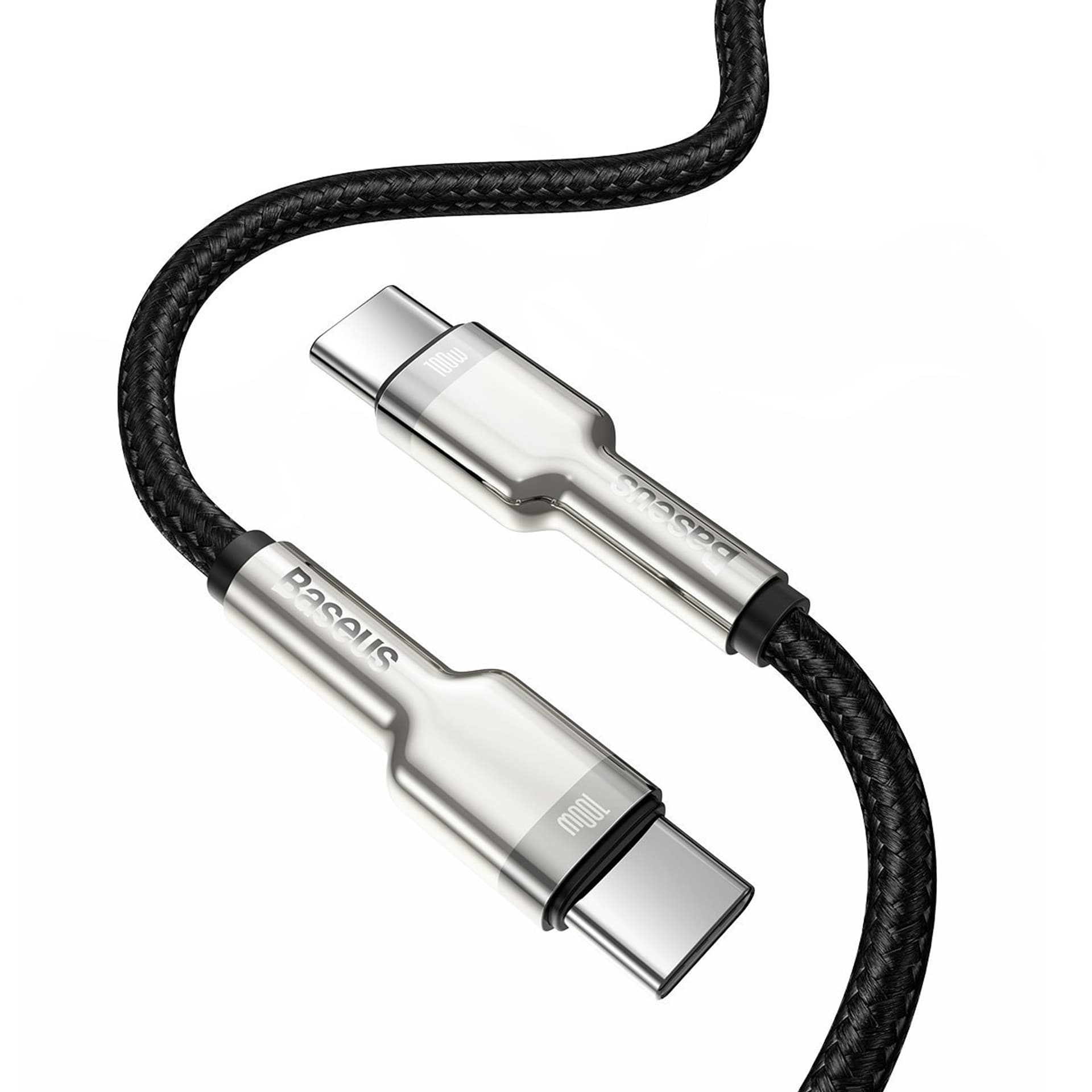 

Kabel USB-C do USB-C Baseus Cafule, 100W, 2m (czarny)