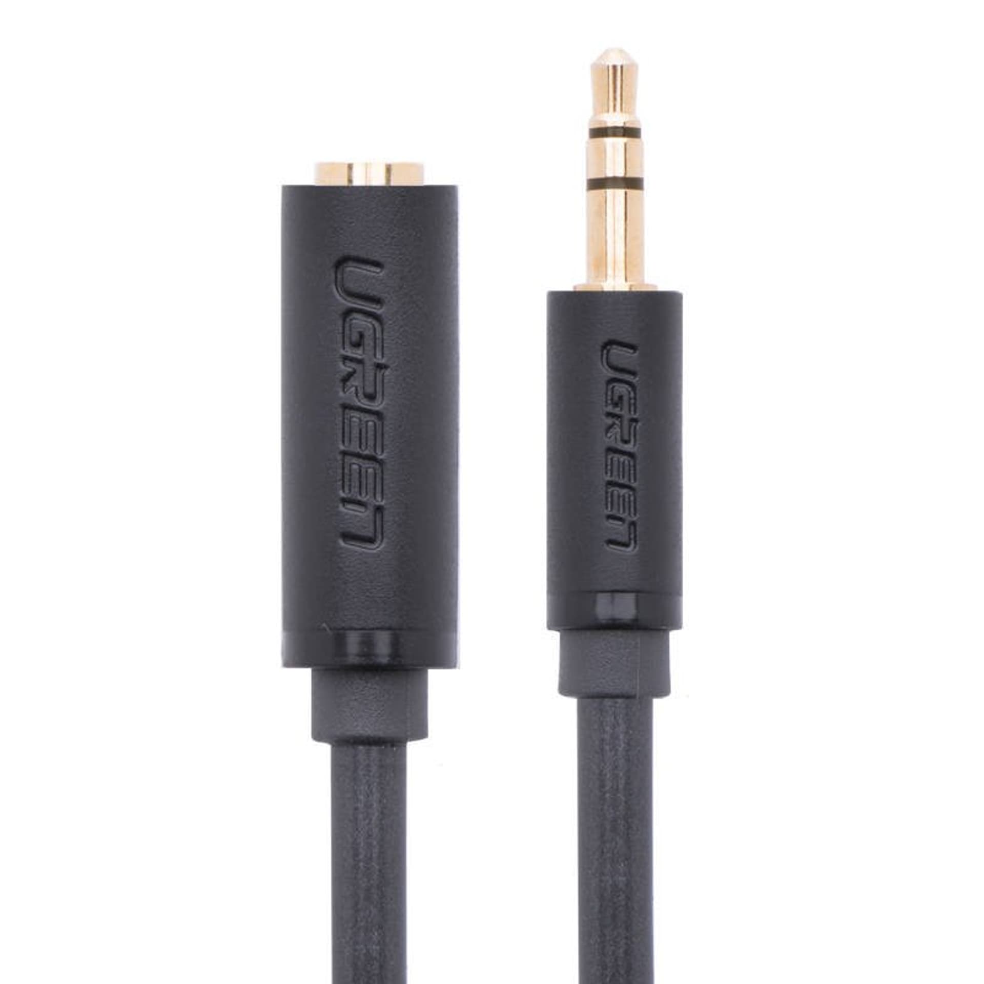

UGREEN AV124 Przedłużacz audio AUX jack 3,5 mm, 1m (szary)
