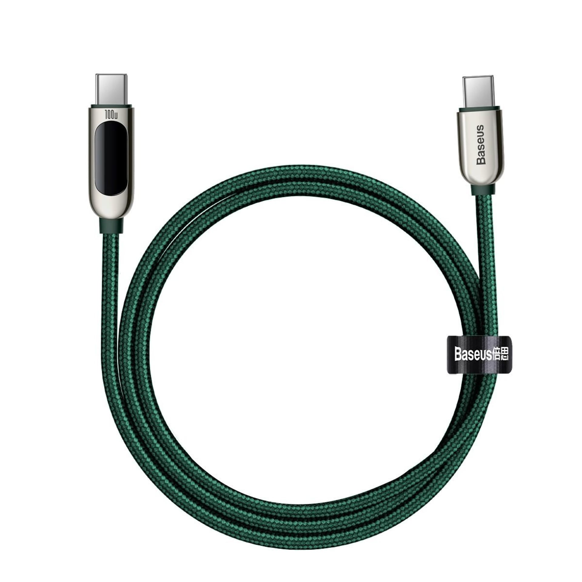

Kabel USB-C do USB-C Baseus Display, Power Delivery, 100W, 1m (zielony)