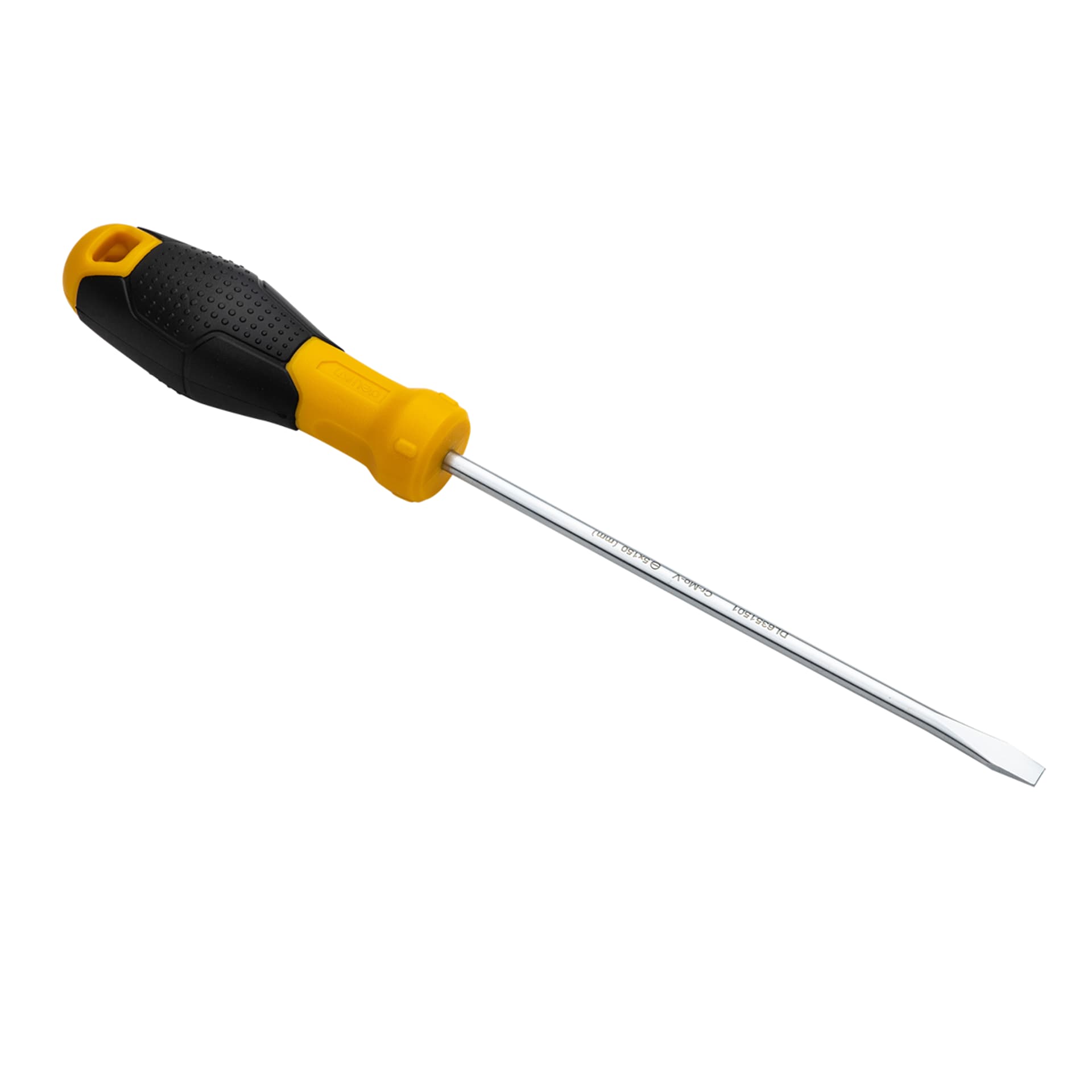 

Wkrętak płaski Deli Tools EDL6351501, 5x150mm (żółty)