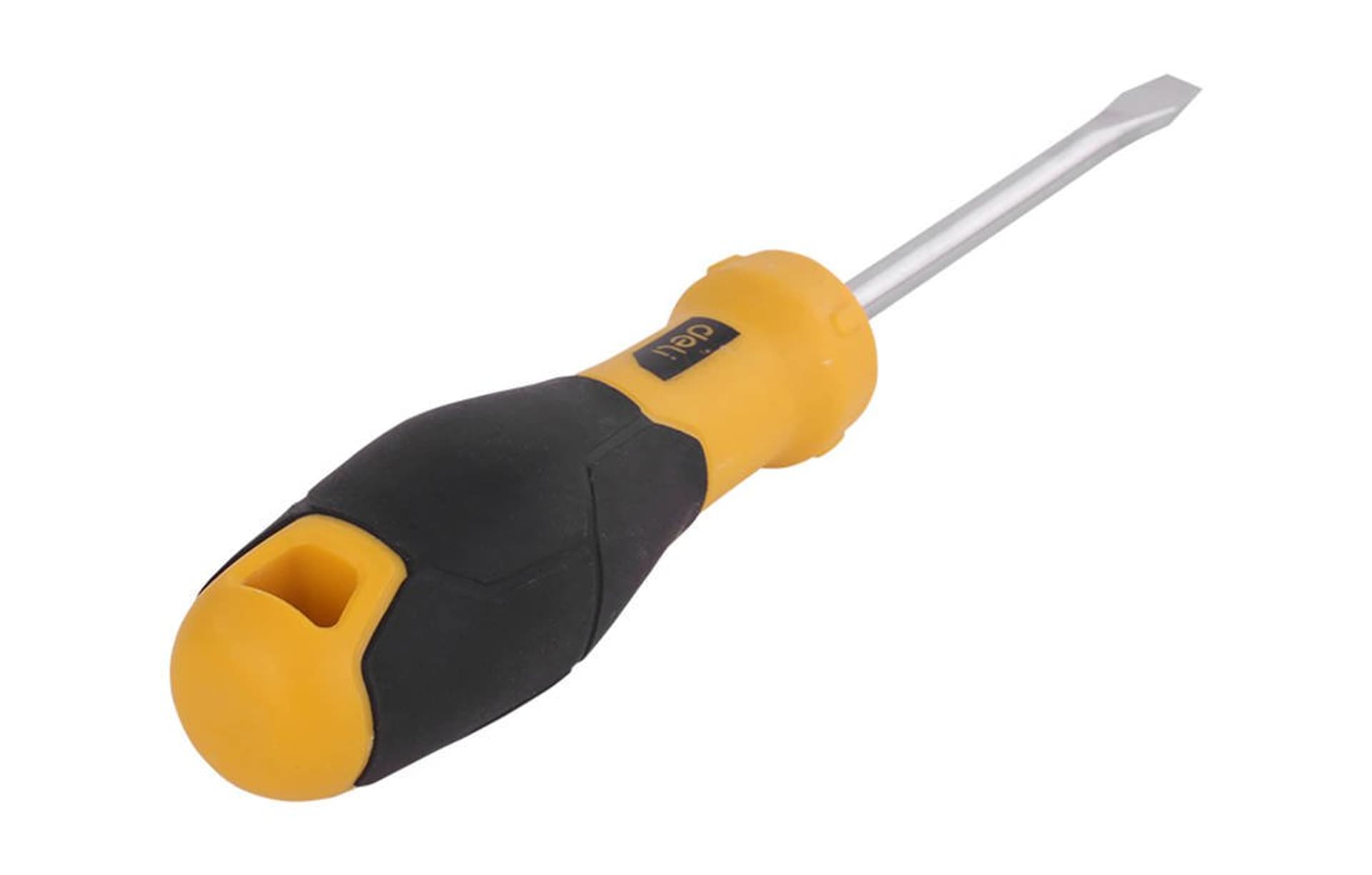 

Wkrętak płaski Deli Tools EDL6361001, 6x100mm (żółty)