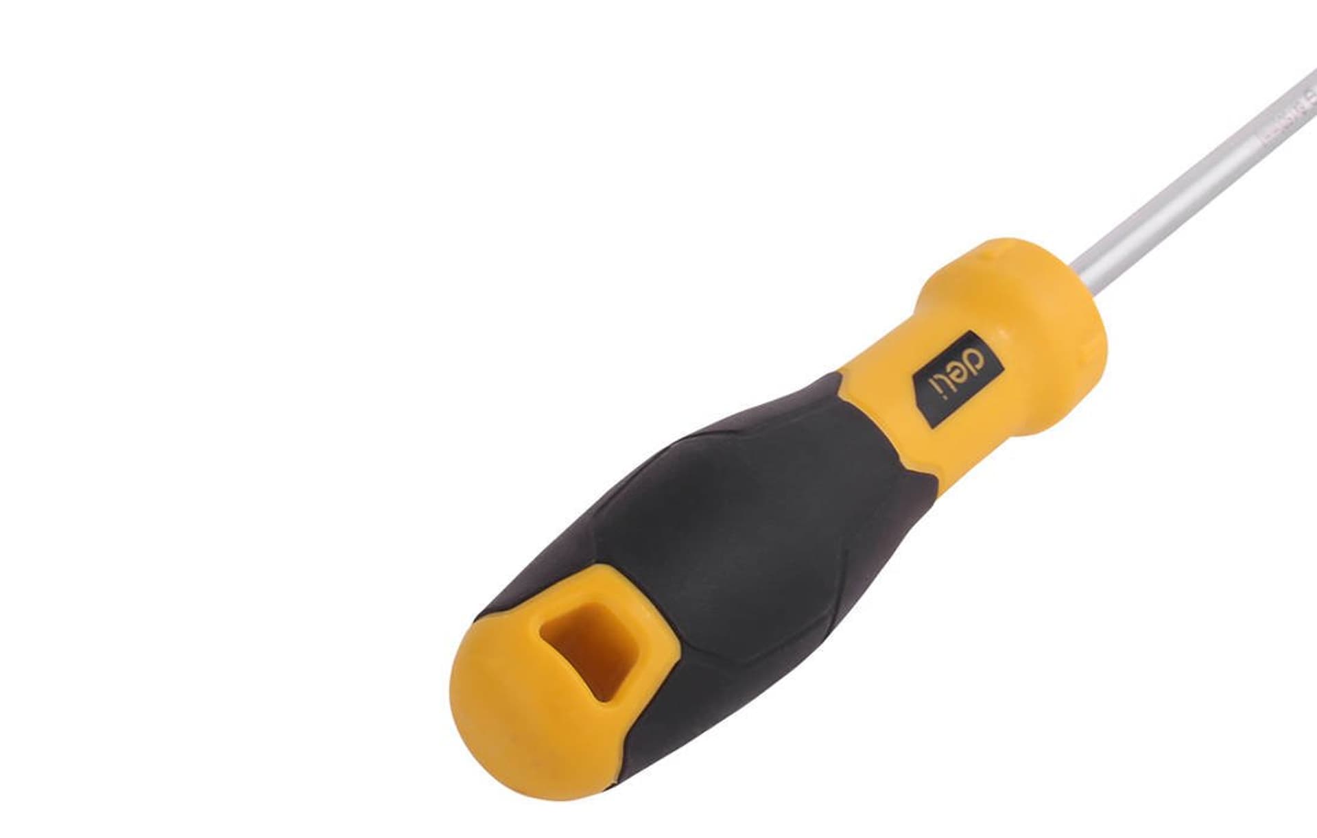 

Wkrętak płaski Deli Tools EDL6361501, 6x150mm (żółty)