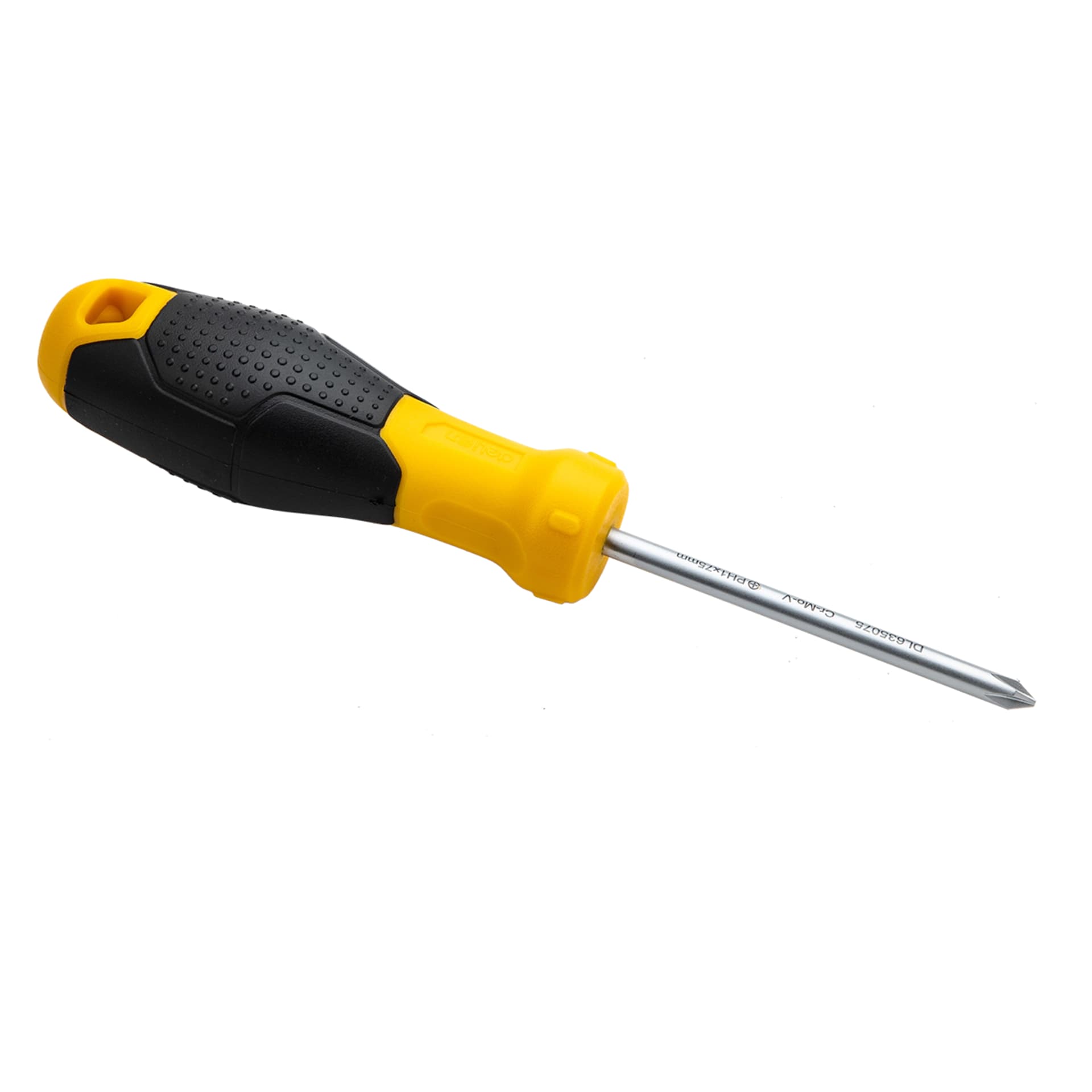 

Wkrętak krzyżakowy Deli Tools EDL635075, PH1x75mm (żółty)