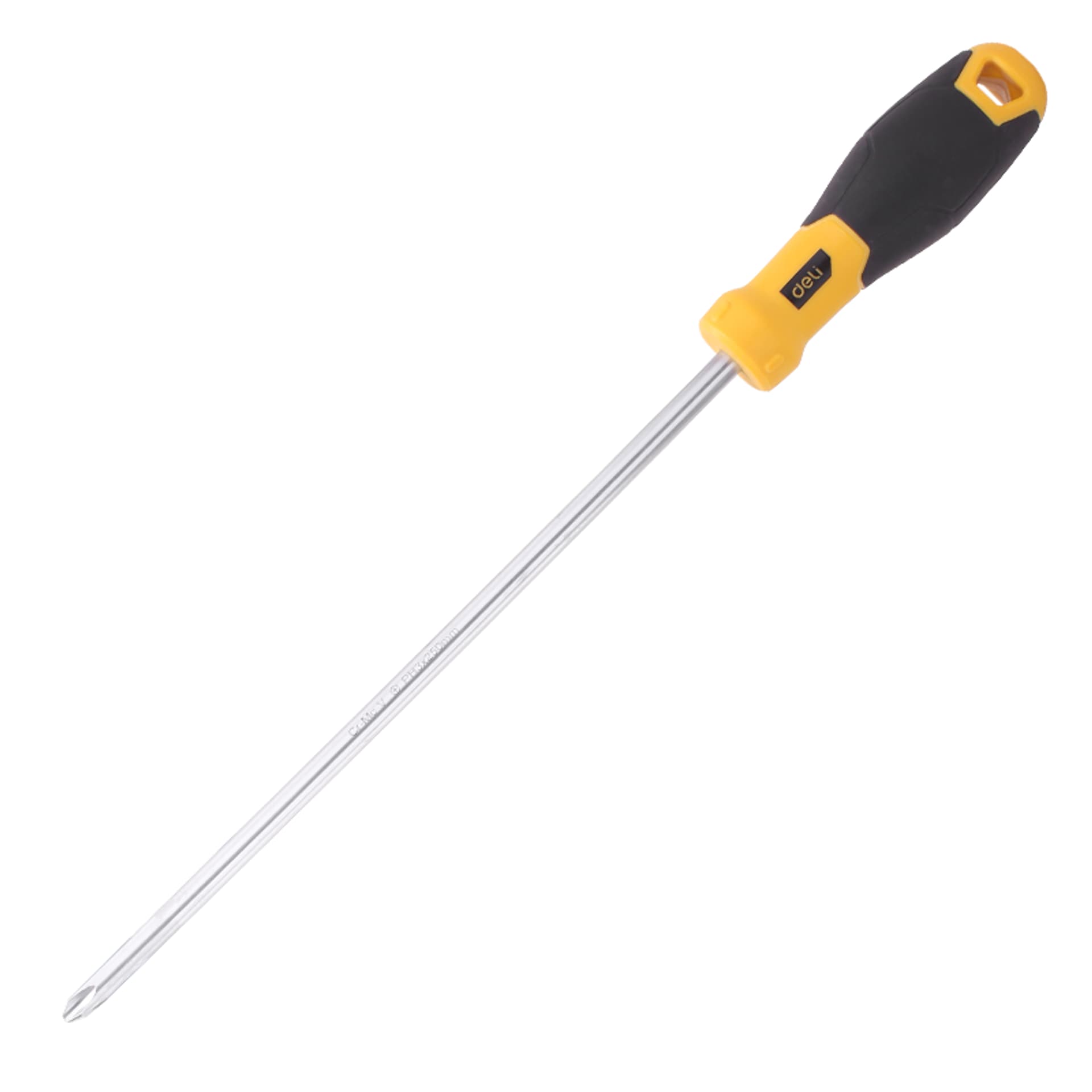 

Wkrętak krzyżakowy Deli Tools EDL638250, PH3x250mm (żółty)