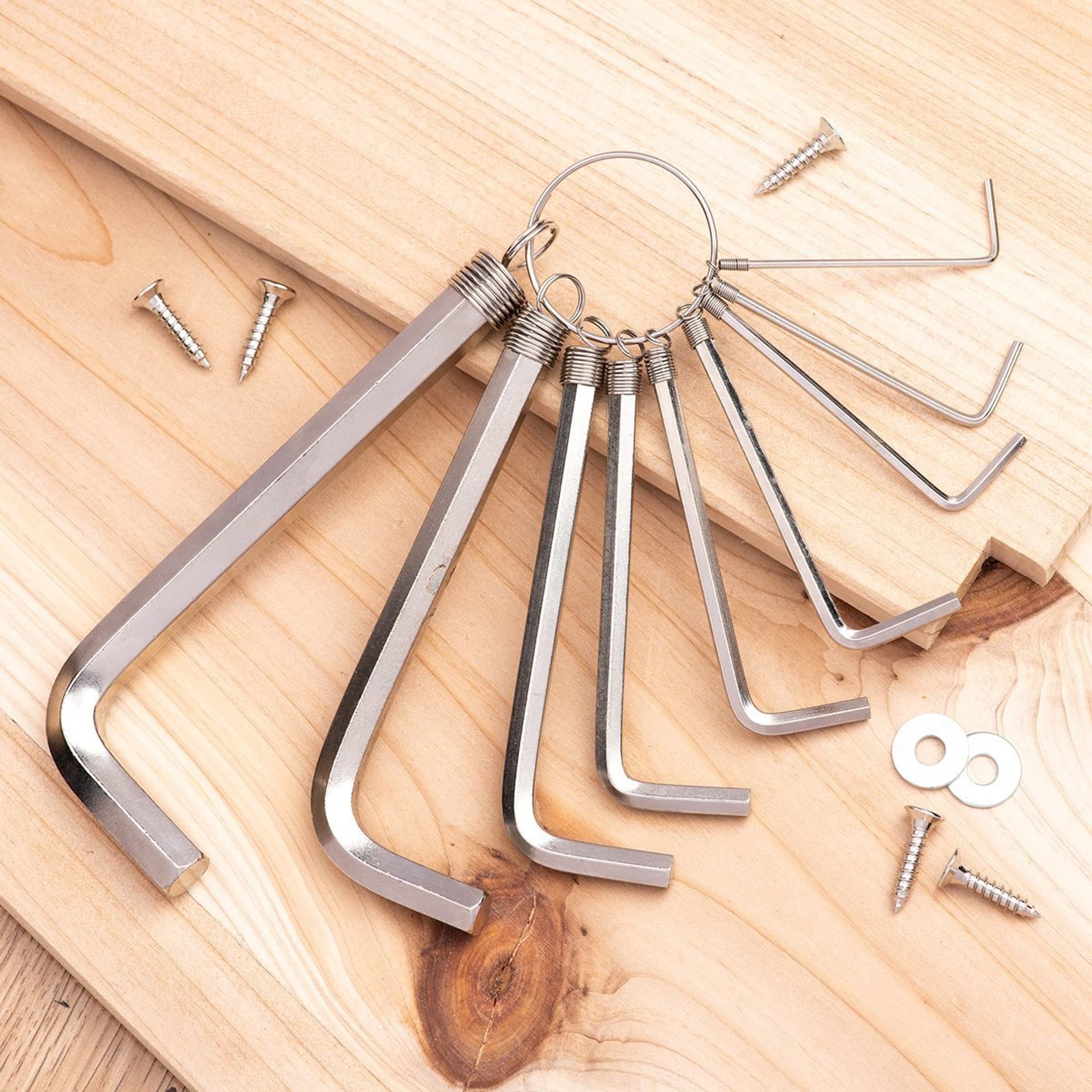

Zestaw kluczy imbusowych Deli Tools EDL3100, 1.5-10mm (srebrny)