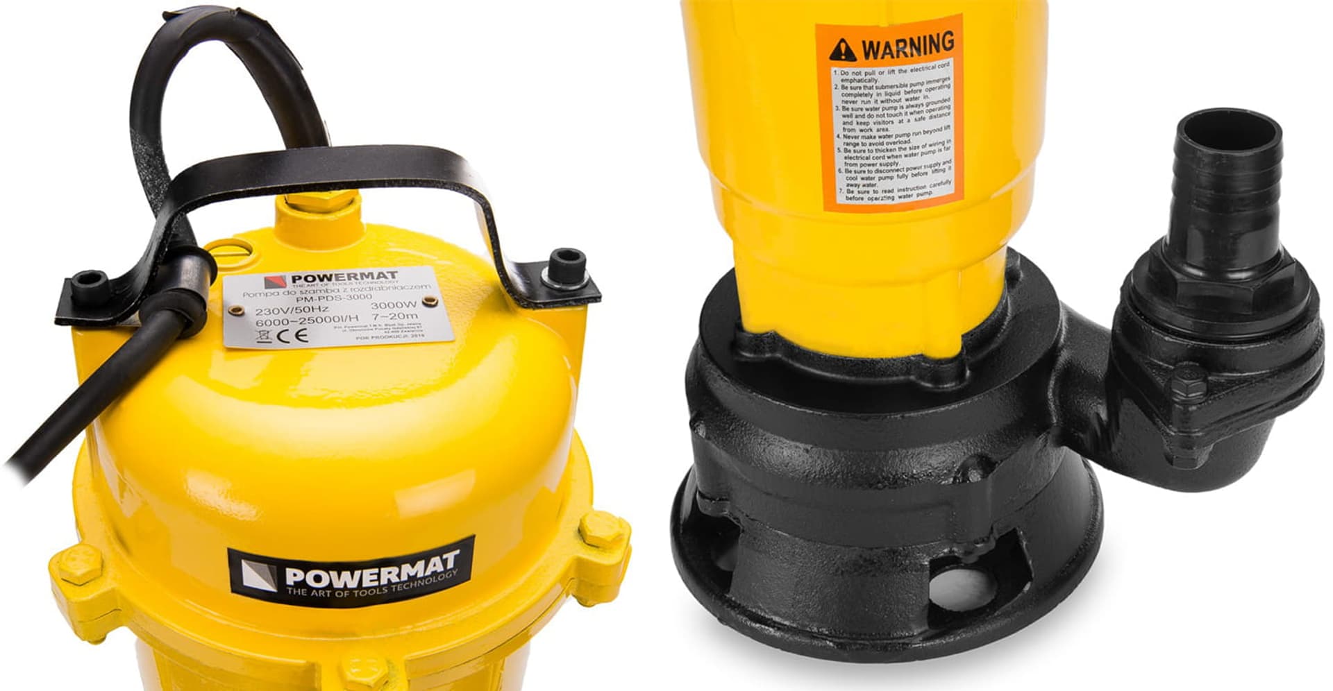 

Pompa do szamba rozdrabniacz Powermat PM-PDS-3000