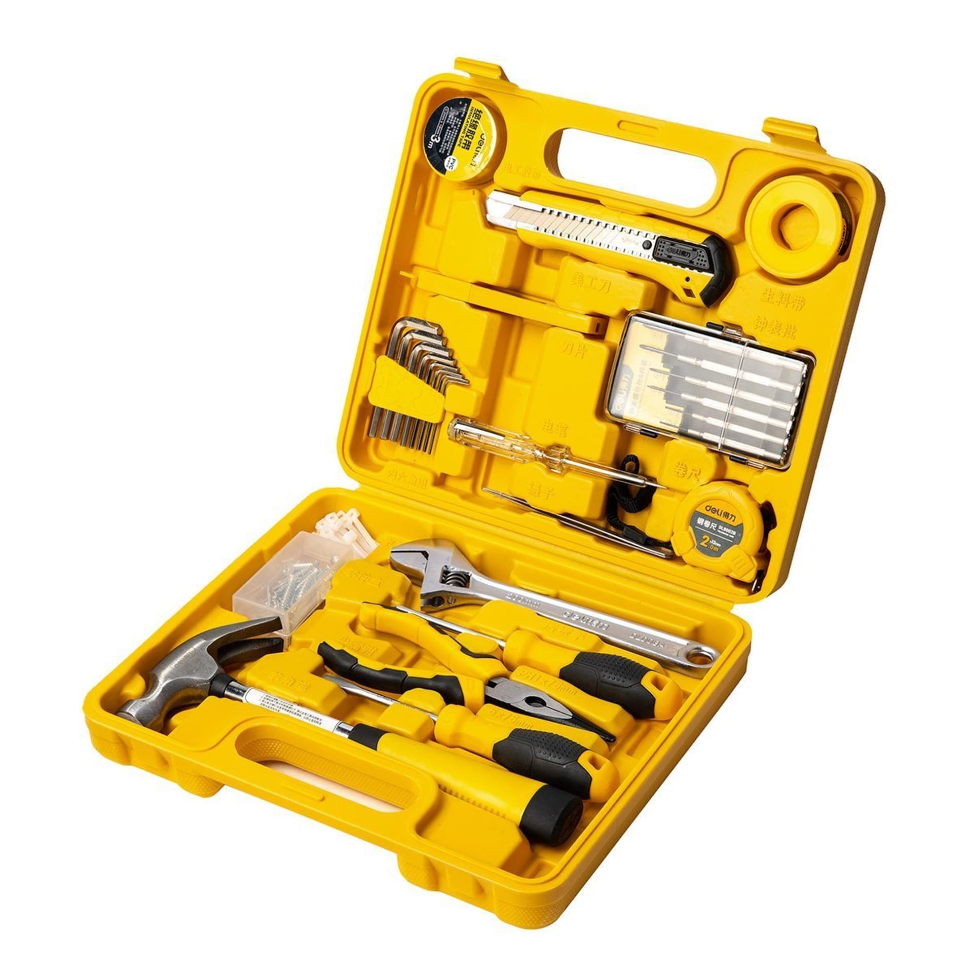 

Zestaw narzędzi Deli Tools EDL1028J, 28 sztuk