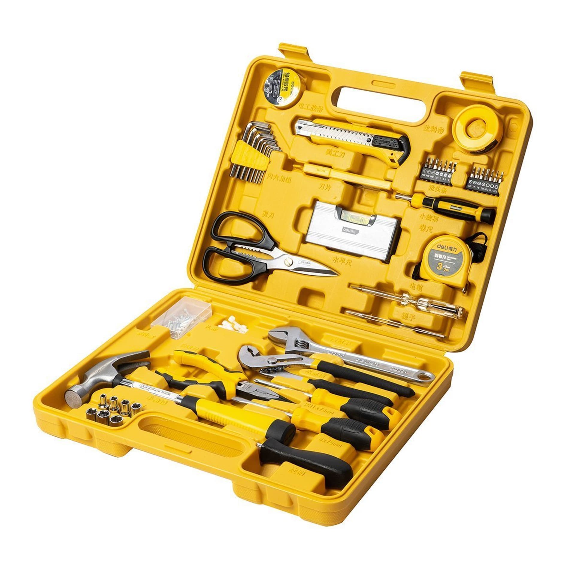 

Zestaw narzędzi Deli Tools EDL1048J, 48 sztuk