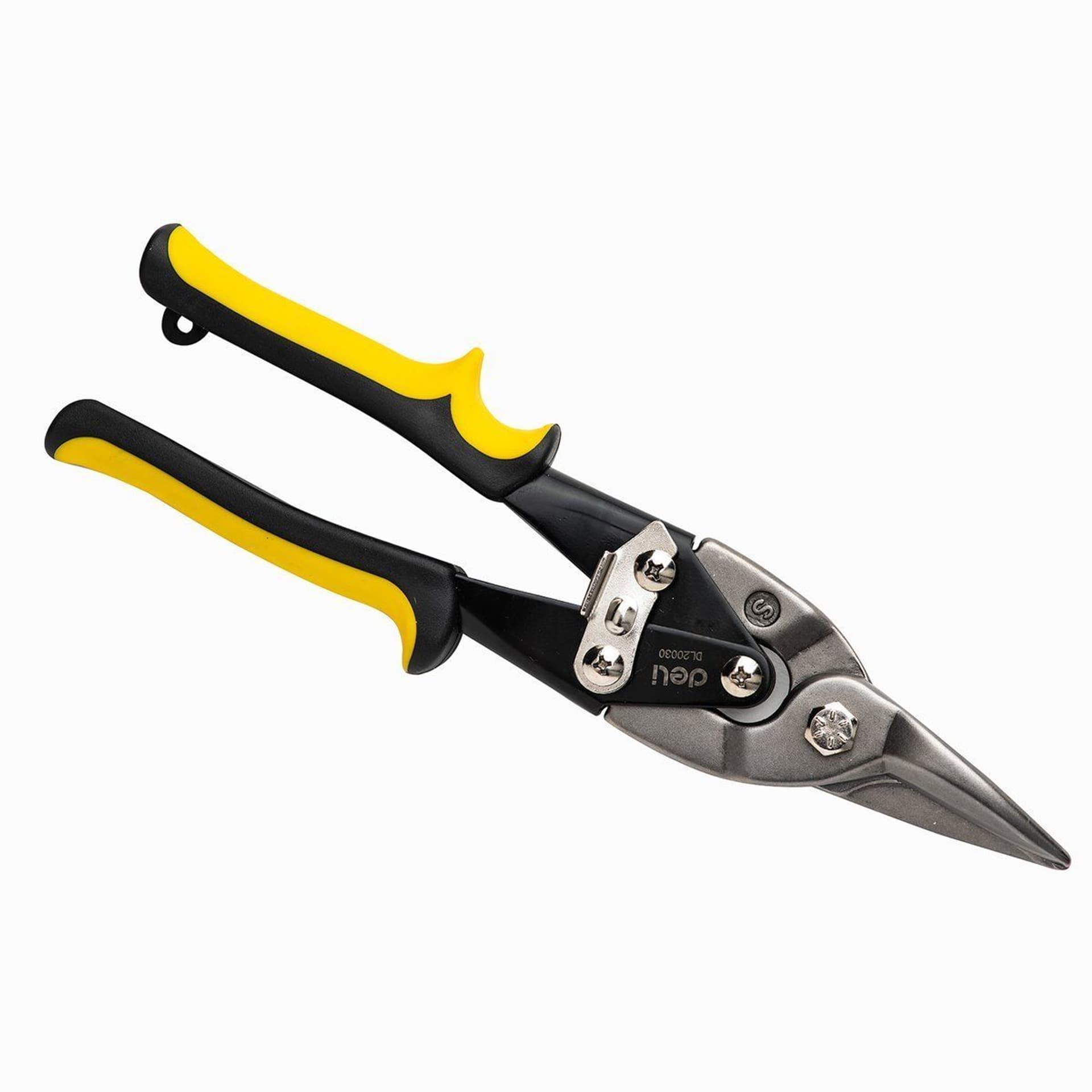 

Nożyce do cięcia blachy Deli Tools EDL20030, 250mm (czarno-żółte)