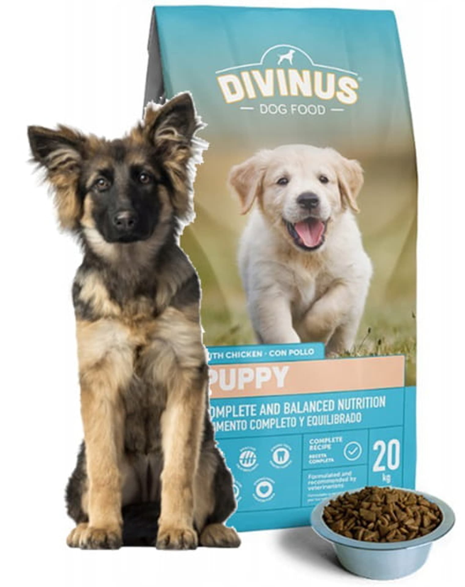 

Karma dla szczeniąt szczeniaków Divinus Puppy 20kg