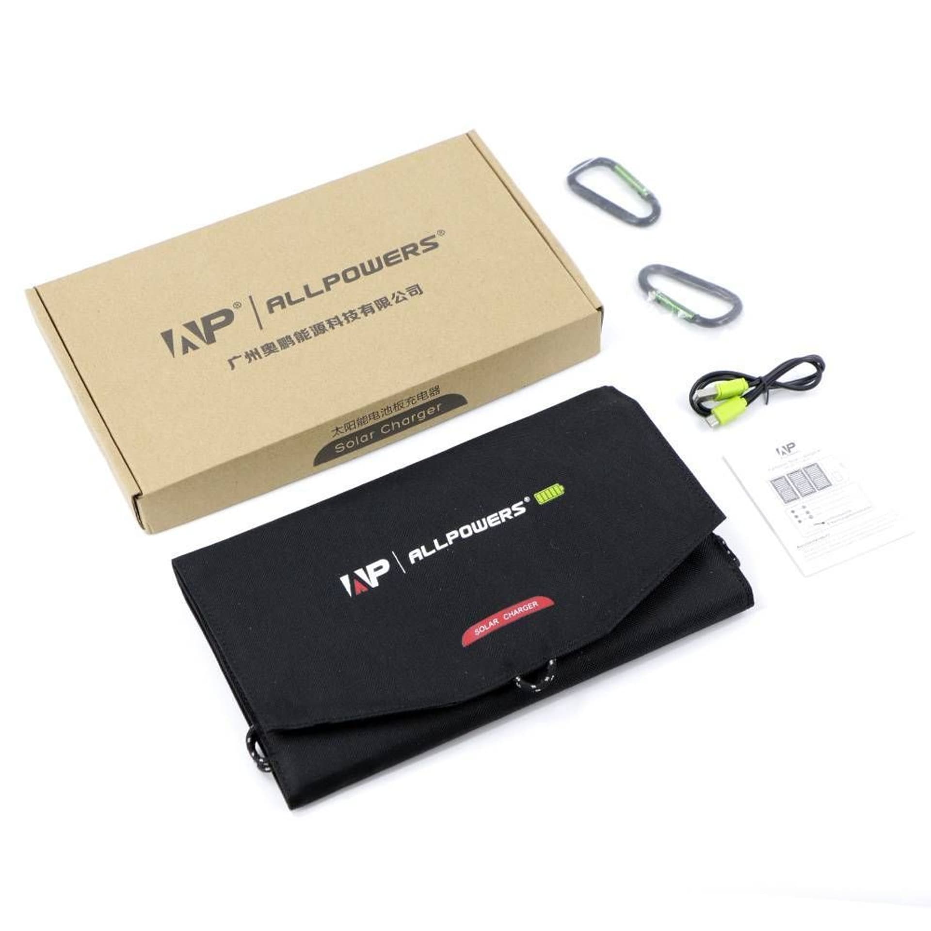 

Panel fotowoltaiczny Allpowers AP-SP-014-BLA 15W + Powerbank 10000mAh