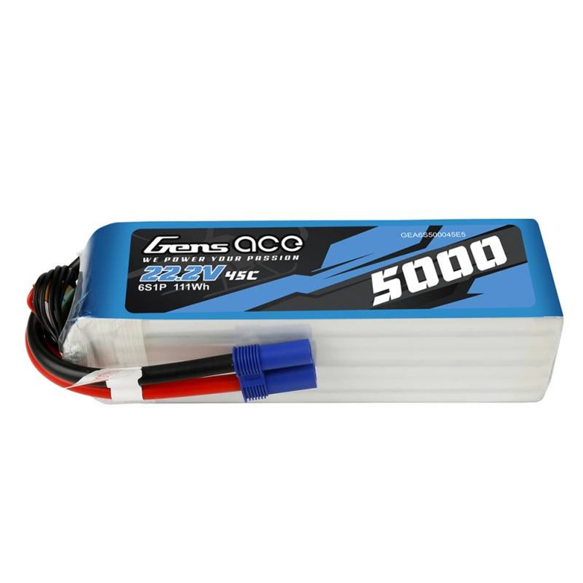 

5000mAh 22.2V 45C Gens Ace EC5