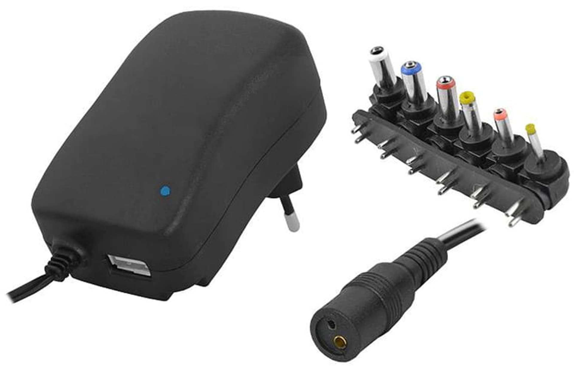 

Zasilacz regulowany 3V-12V 1200mA uniwersalny +USB