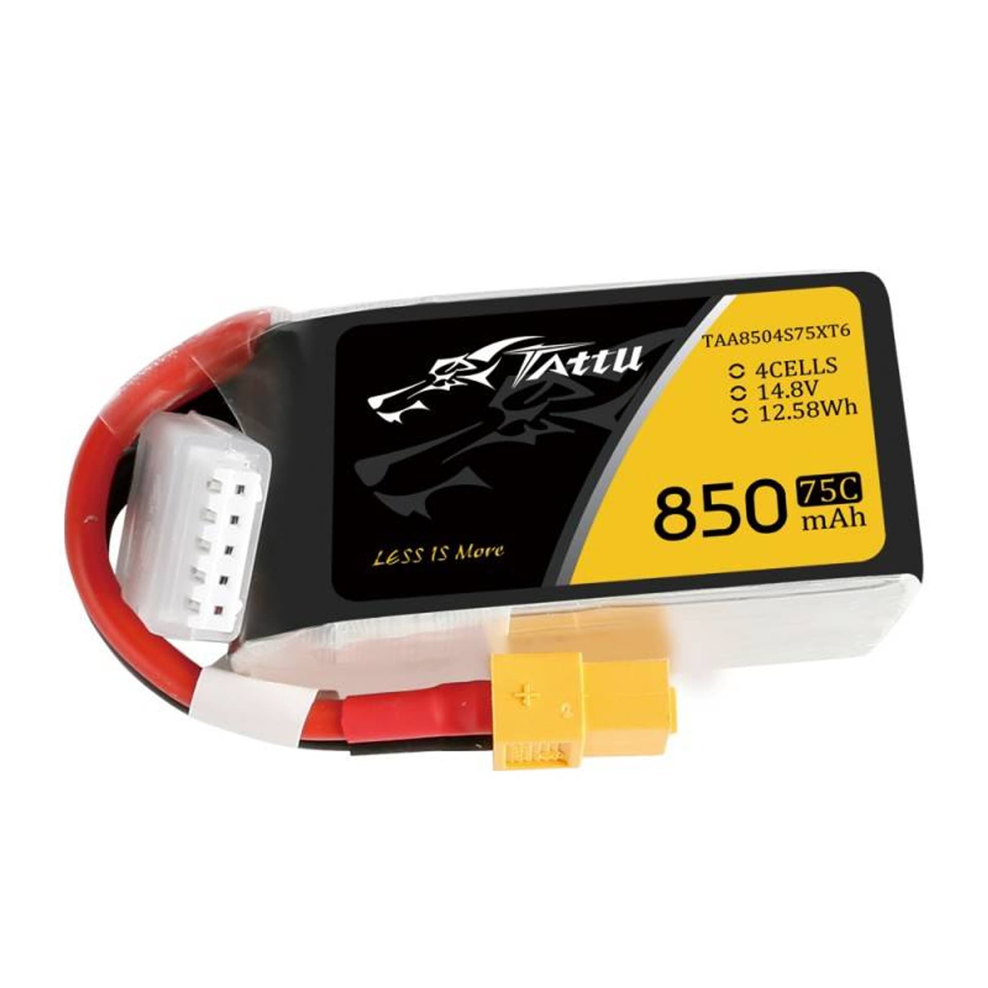 

850mAh 14.8V 75C TATTU Gens Ace XT60