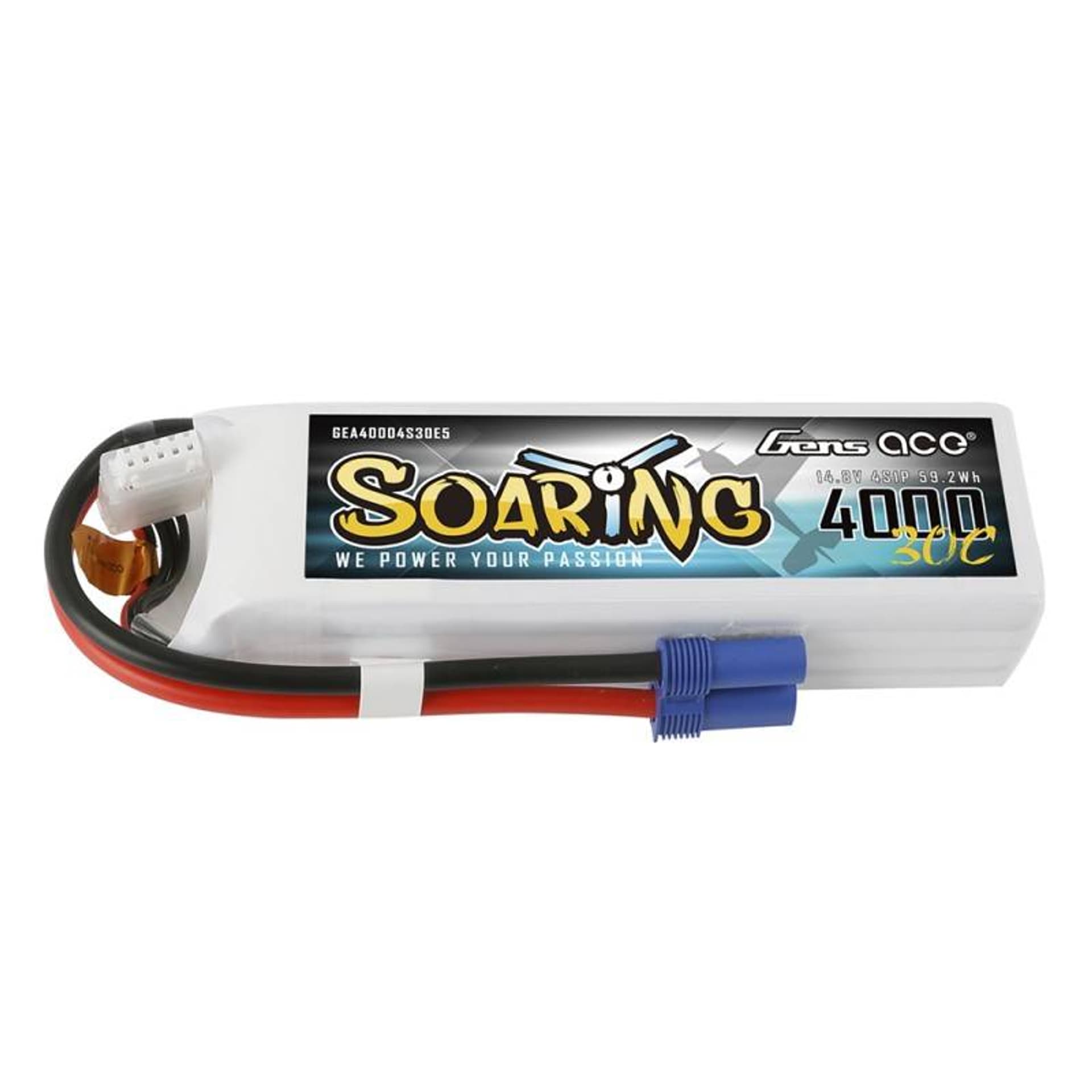 

4000mAh 14.8V 30C SOARING Gens Ace EC5