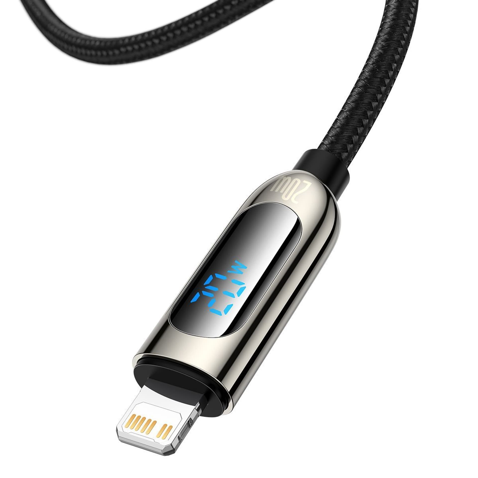 

Kabel USB-C do Lightning Baseus Display, PD, 20W, 2m (czarny)
