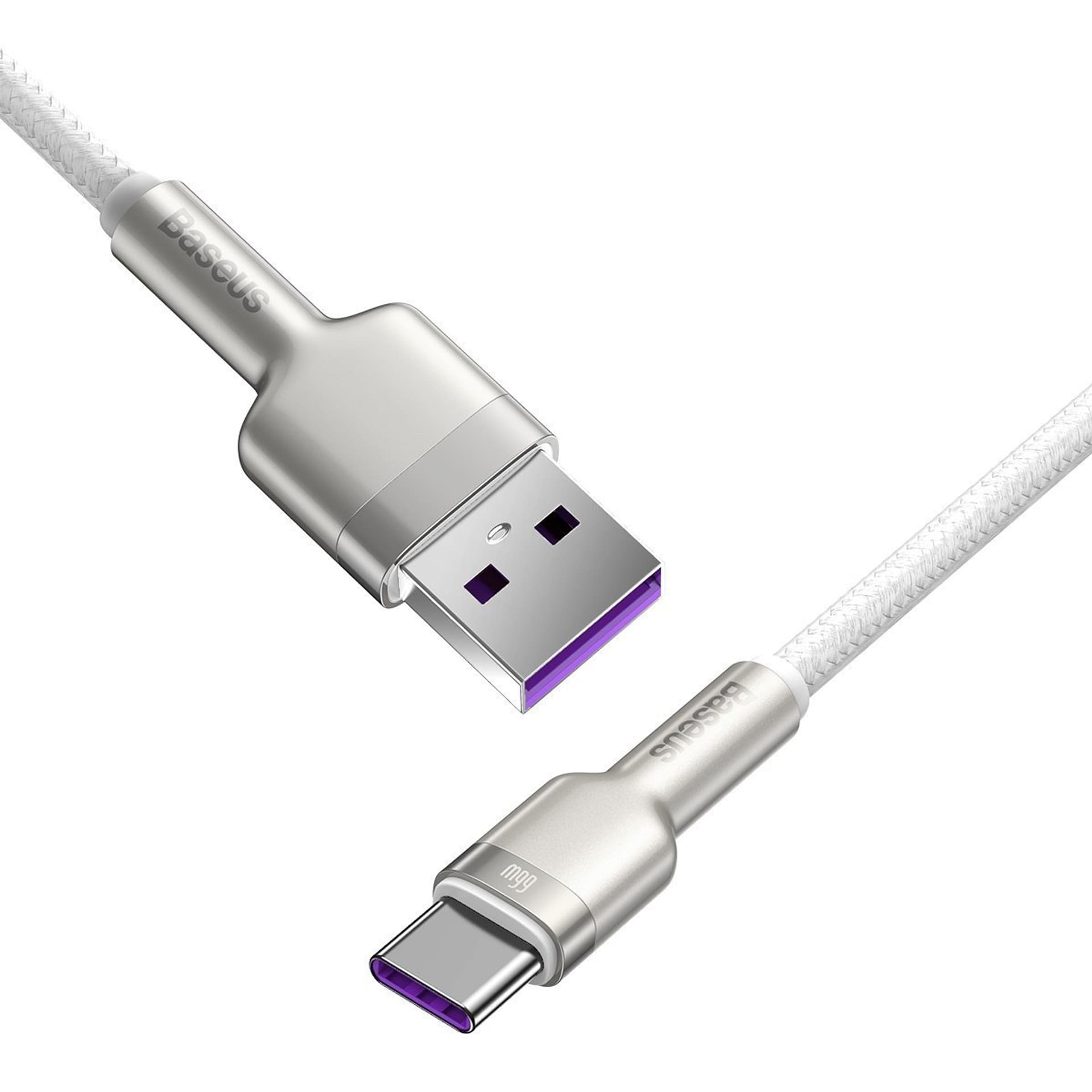 

Kabel USB do USB-C Baseus Cafule, 66W, 1m (biały)