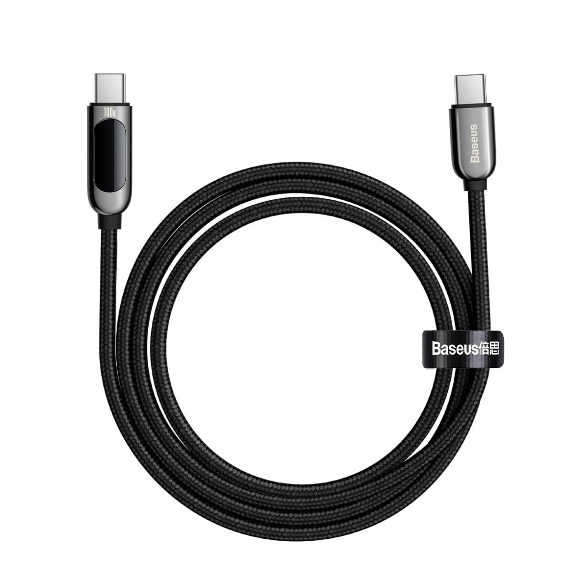 

Kabel USB-C do USB-C Baseus Display, 100W, 2m (czarny)