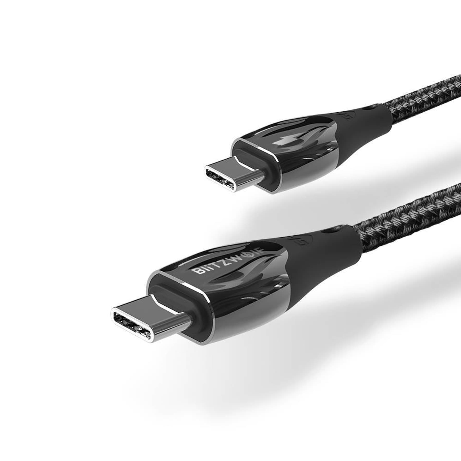 

Kabel USB-C do USB-C BlitzWolf BW-FC1, 96W, 5A, 1m (czarny)