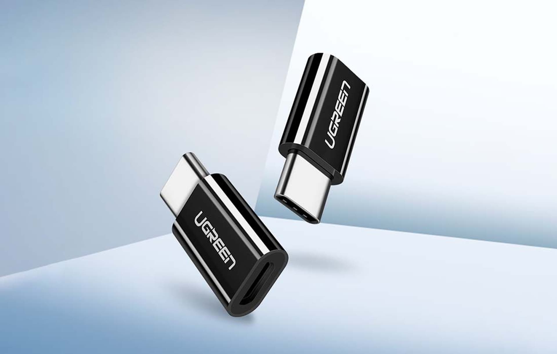 

Adapter micro USB do USB-C UGREEN US157 (biały)