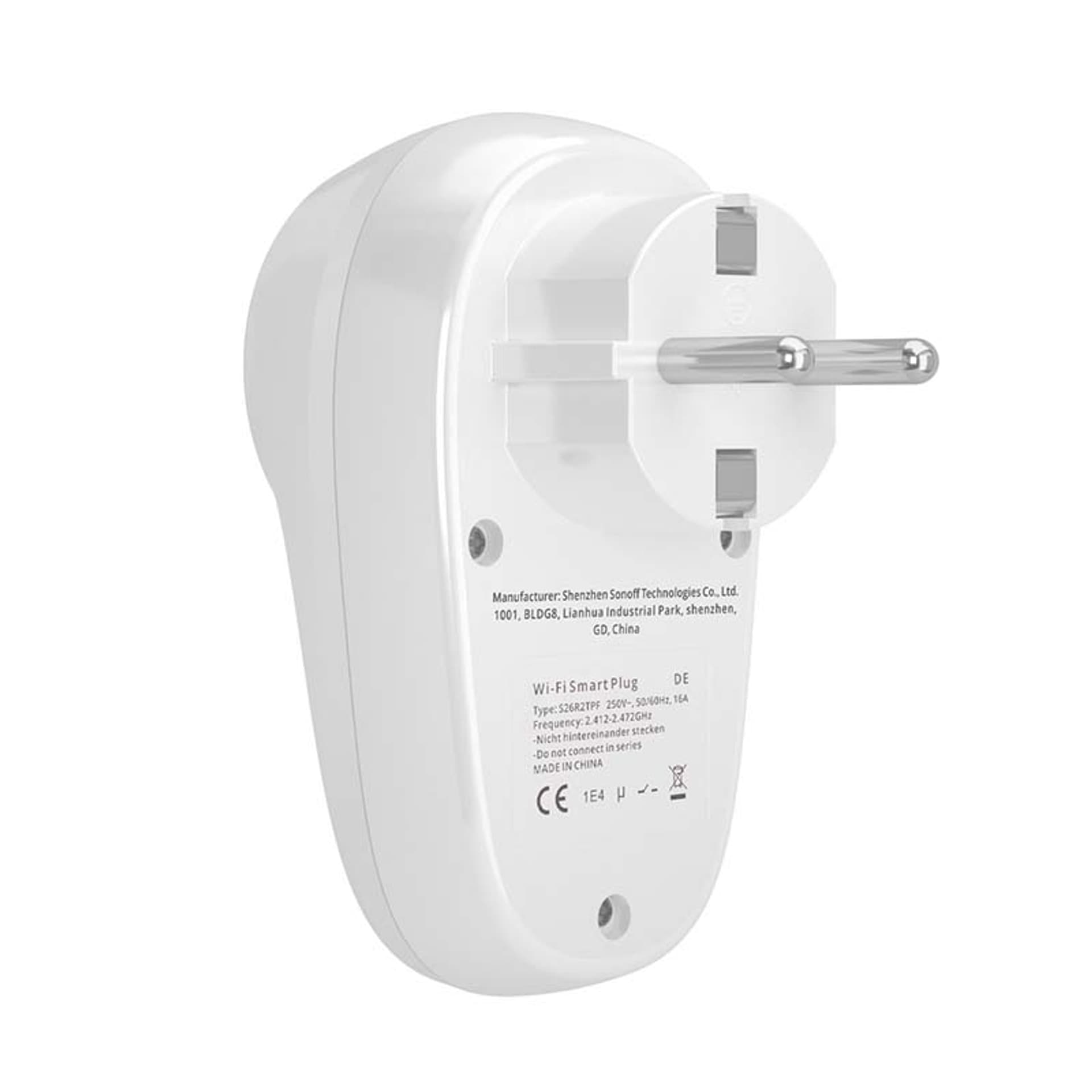 

Inteligentne Gniazdko Wi-Fi Sonoff S26R2TPF-DE (Typ F)