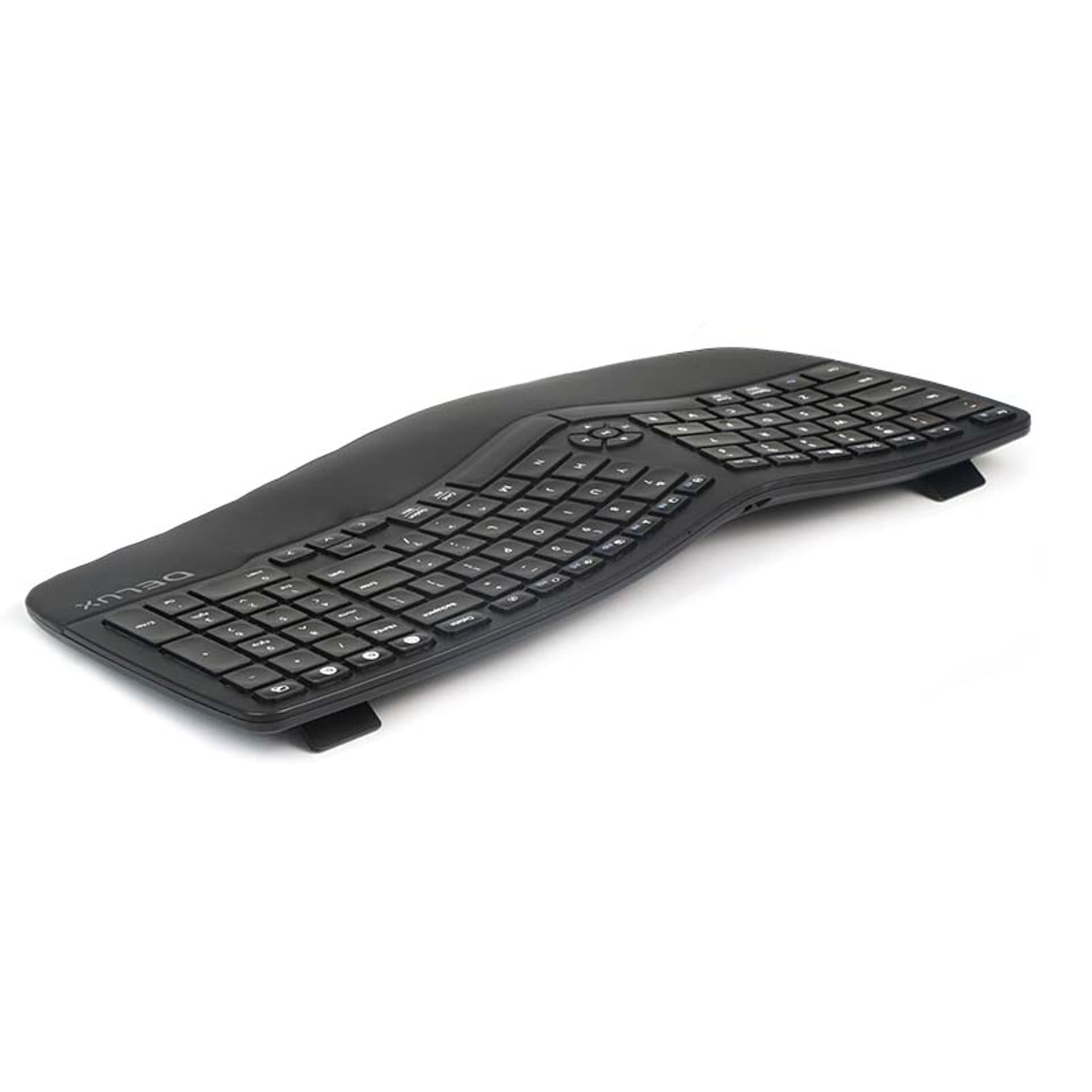 

Ergonomiczna klawiatura bezprzewodowa Delux GM902 BT+2.4G