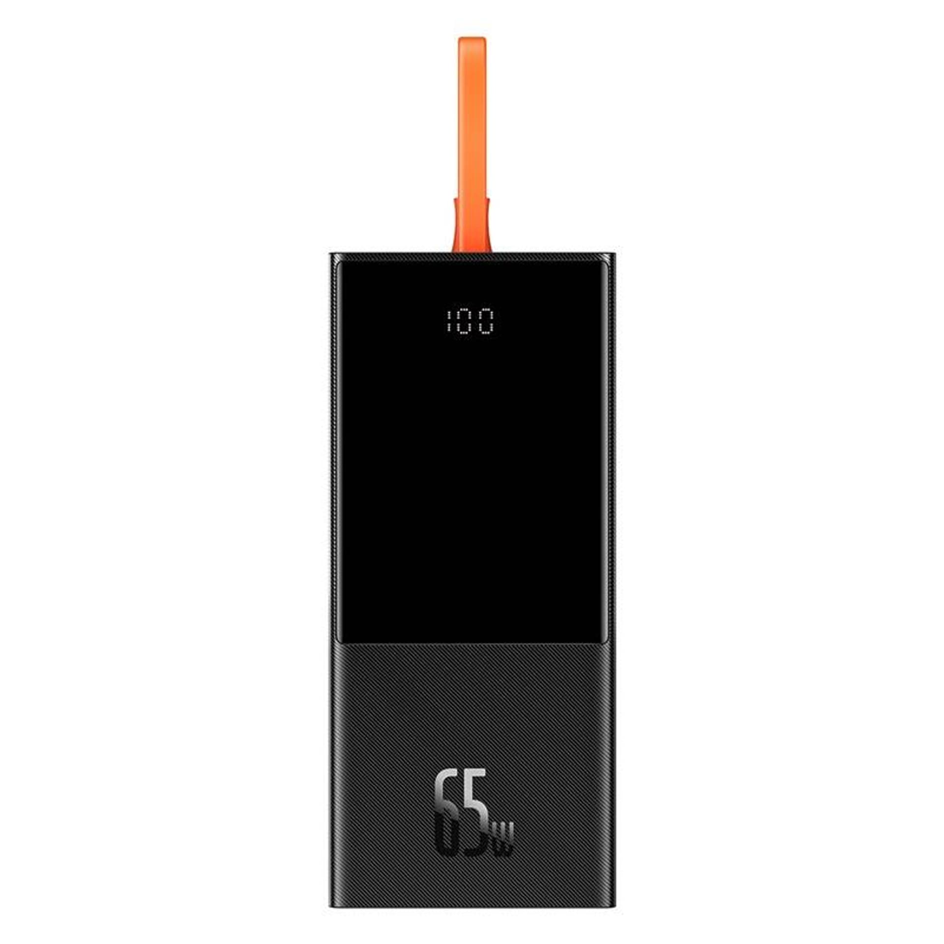 

Powerbank Baseus Elf 20000mAh, PD, 2xUSB, USB-C + kabel USB-C 65W (czarny)